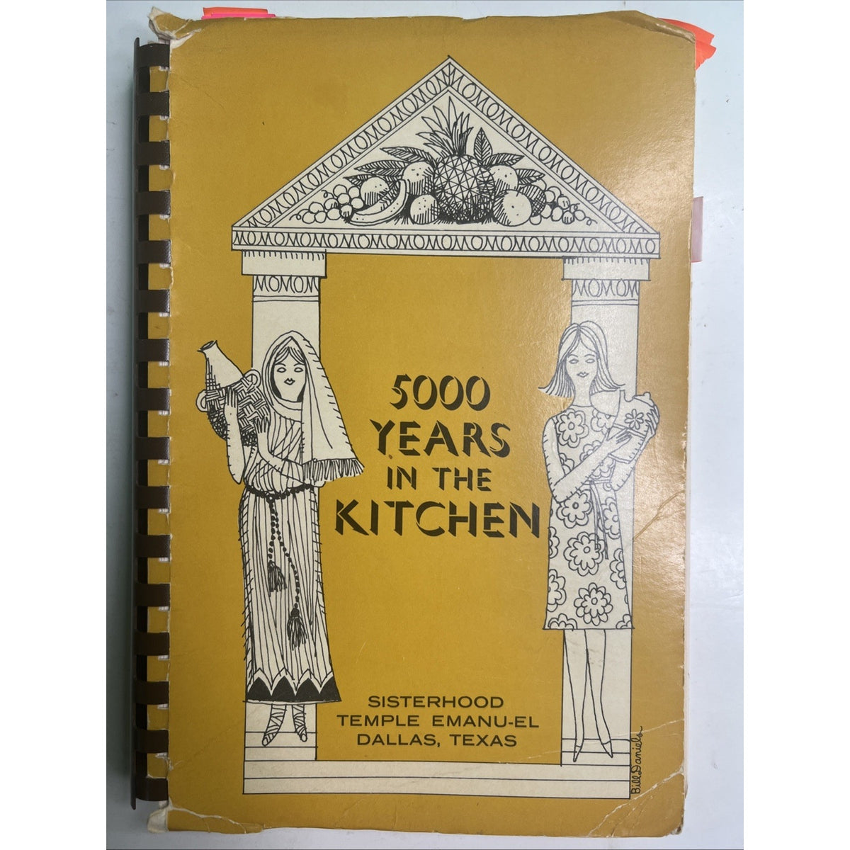 5000 Years In The Kitchen Cookbook Sisterhood Temple Emanu-El Dallas Texas 1965
