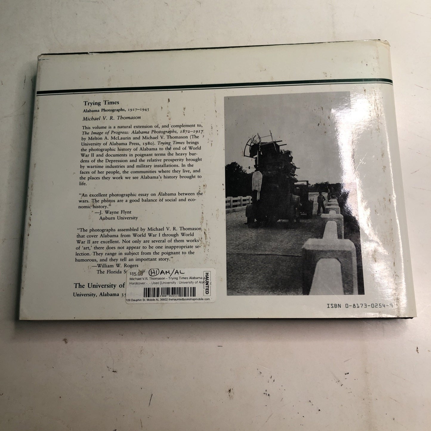 Trying Times : Alabama Photographs 1917-1945 by Michael Thomason HC DJ 1985