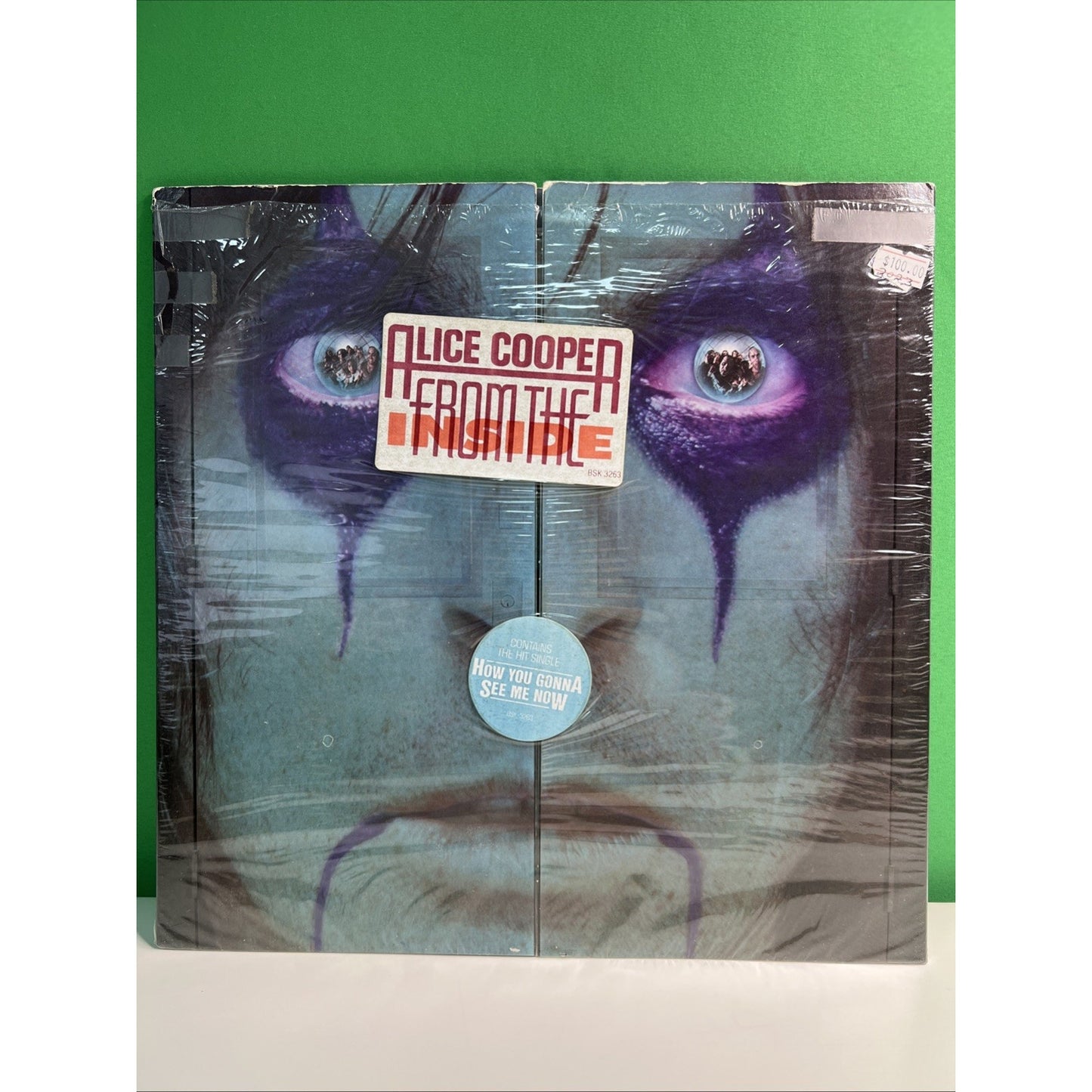 Alice Cooper FROM THE INSIDE Album Record LP Hype Stickers 1978 Warner Bros.