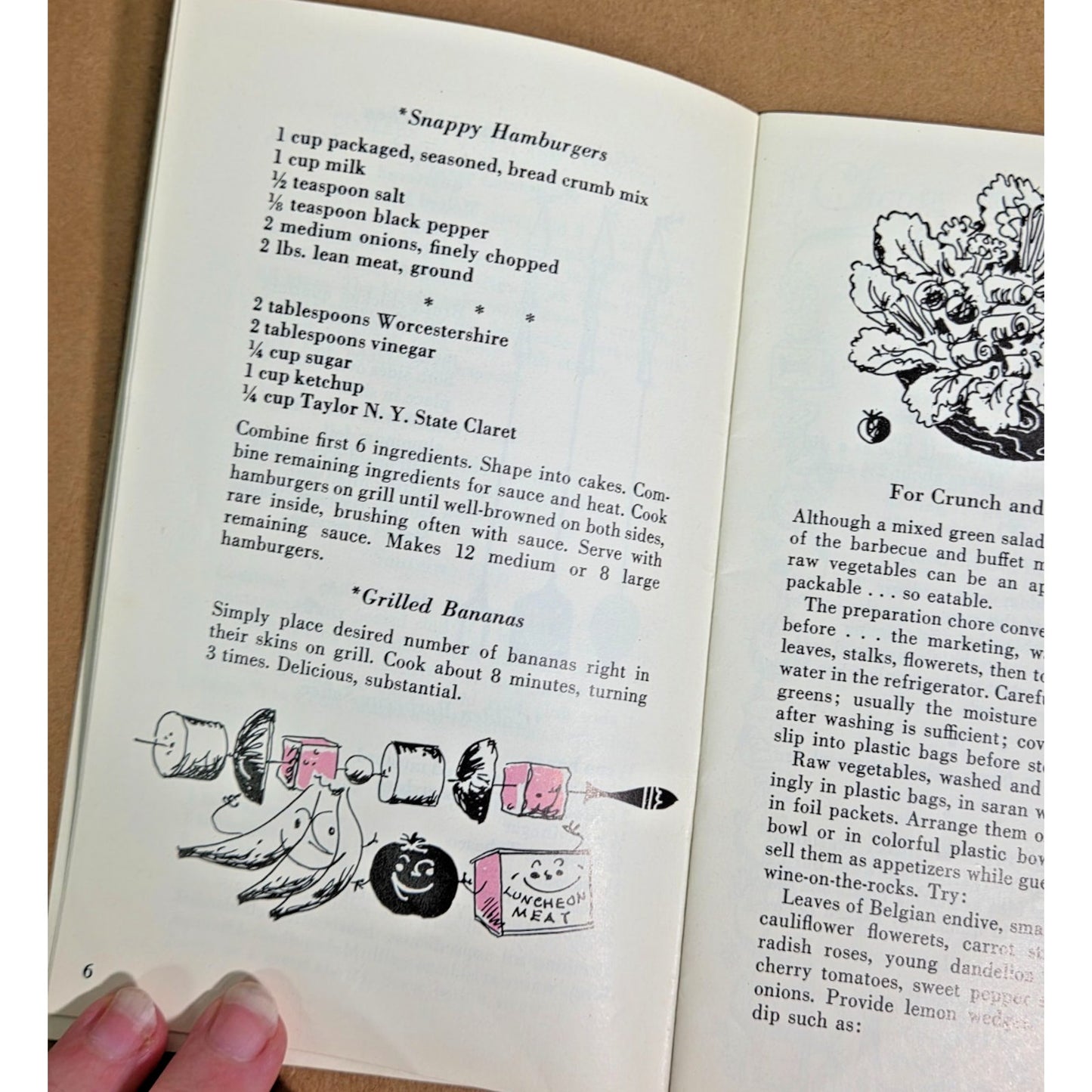 Vintage 1961 Taylor Wine Come to Our Barbecue Recipe Booklet James Beard Promo