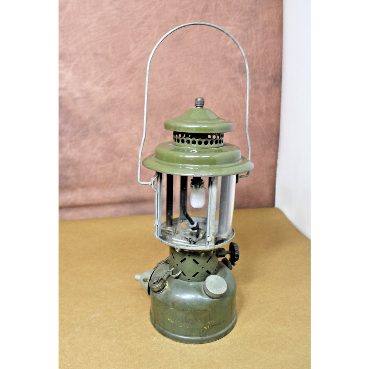 Vietnam Era US Military Gasoline Single Mantle Lantern All Original Coleman 6260