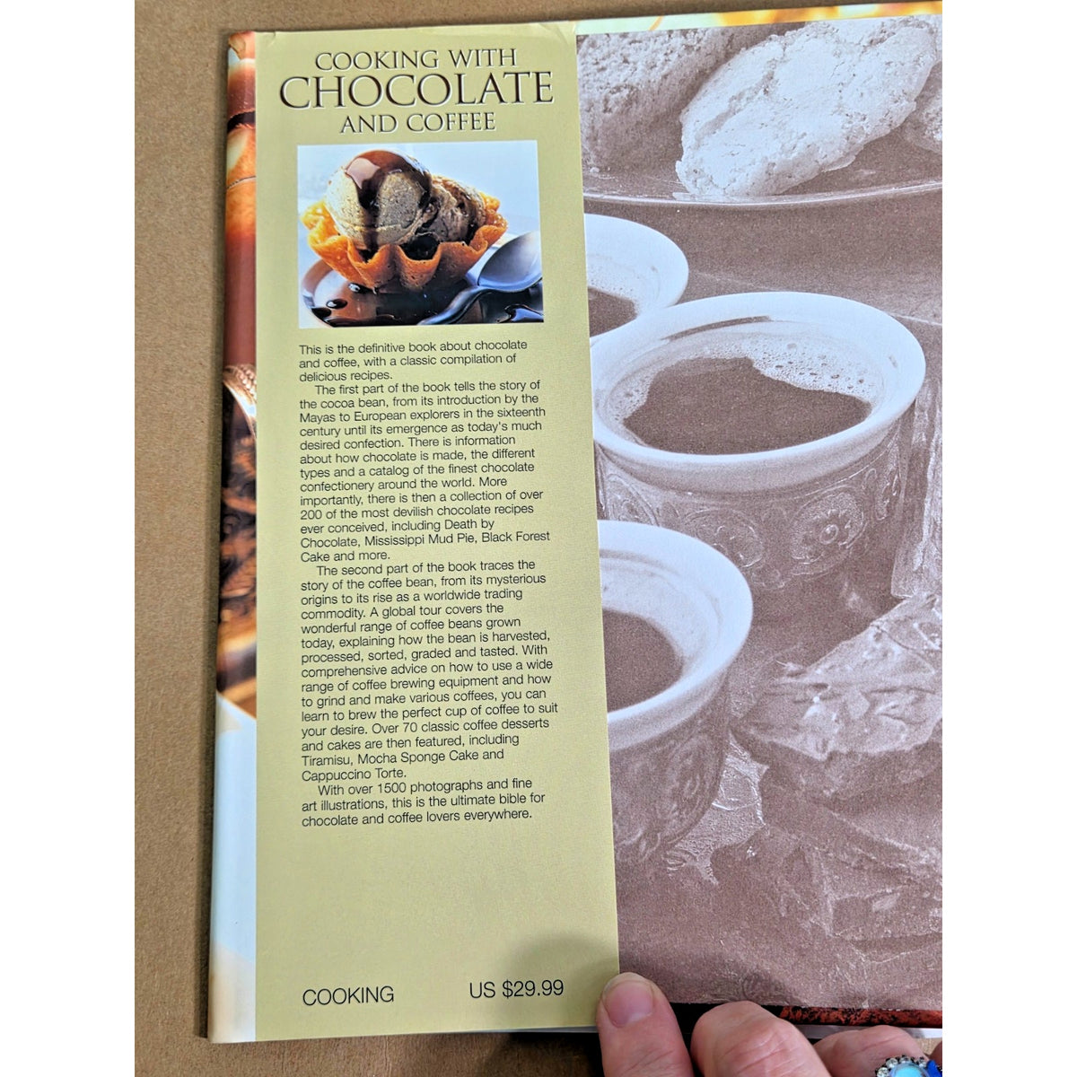 Cooking with Chocolate and Coffee Cookbook - 250+ Recipes Hardcover 2005