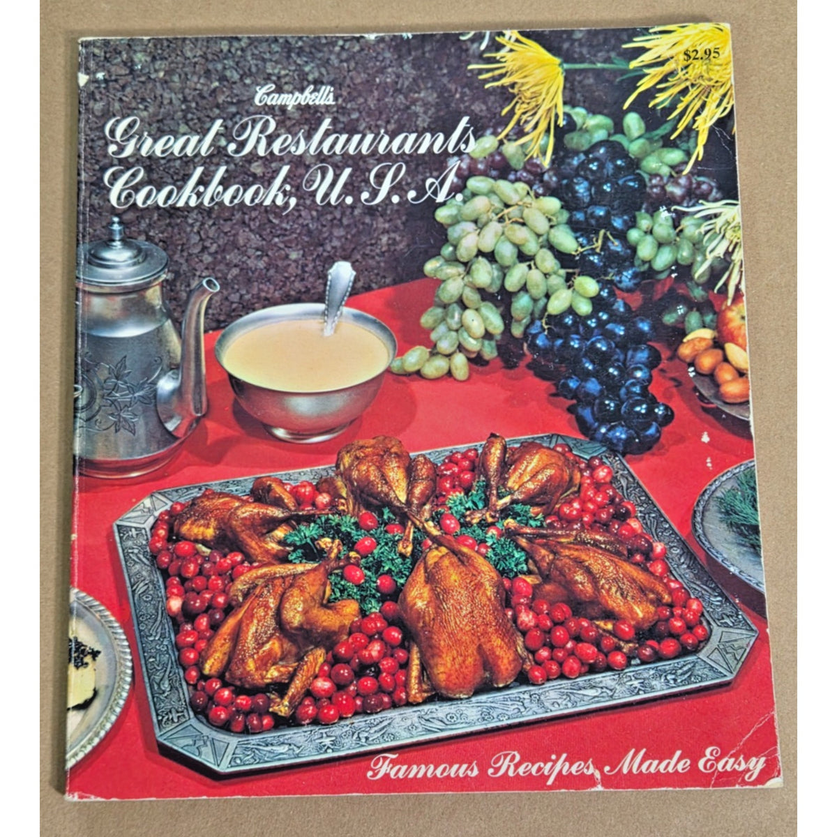 Vintage 1969 Campbell’s Great Restaurants Cookbook USA - Trader Vic's Luchow's