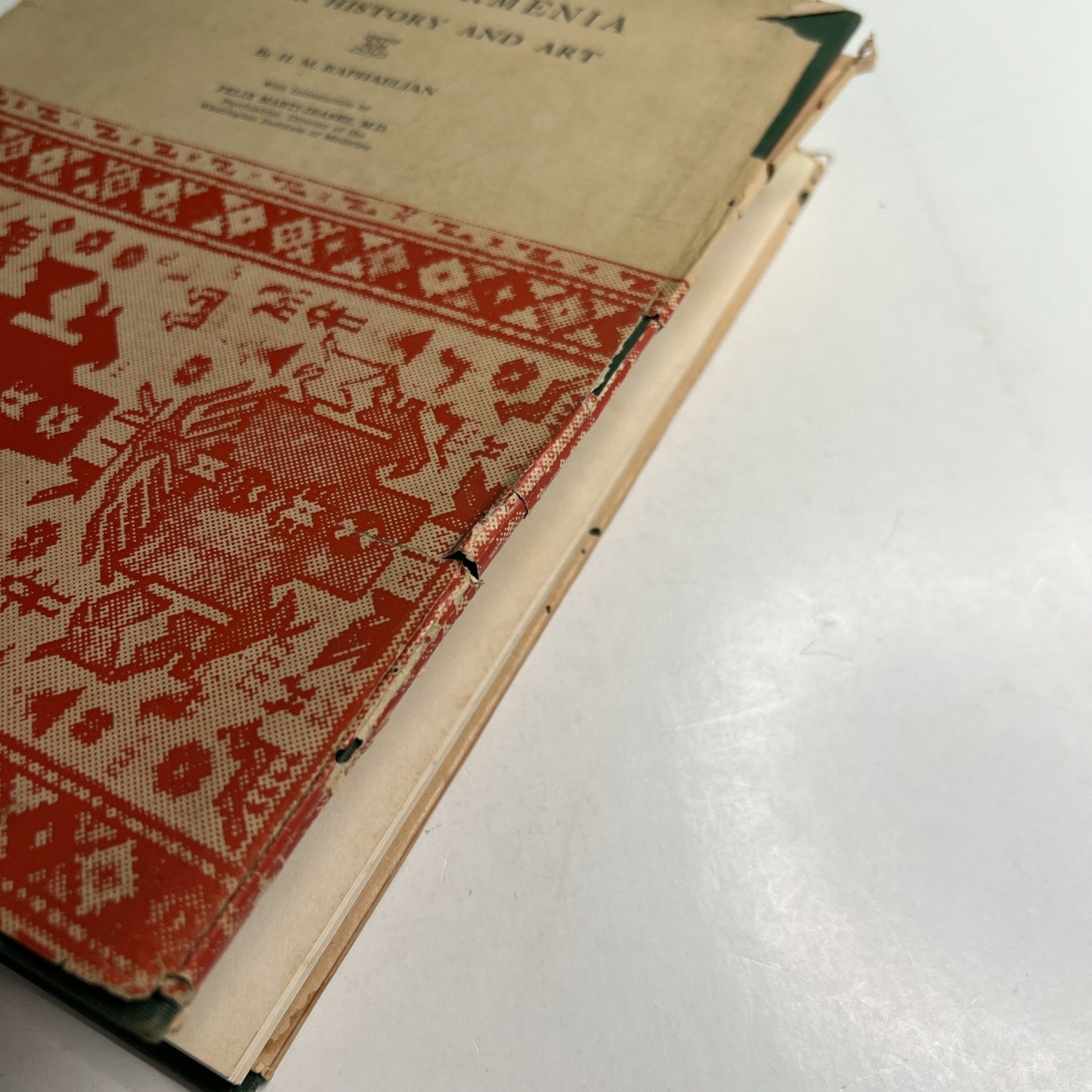 Rugs Of Armenia Their History and Art by H. M. Raphaelian 1st ed. 1960 HC DJ