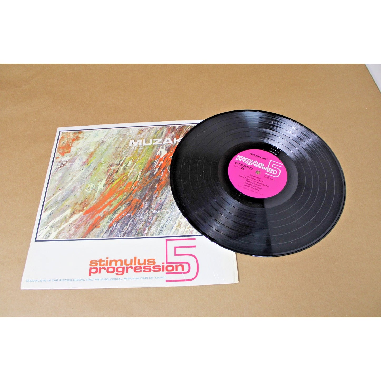 Vintage 1973 Muzak- Stimulus Progression 5, Loops, Samples, DJ Clean