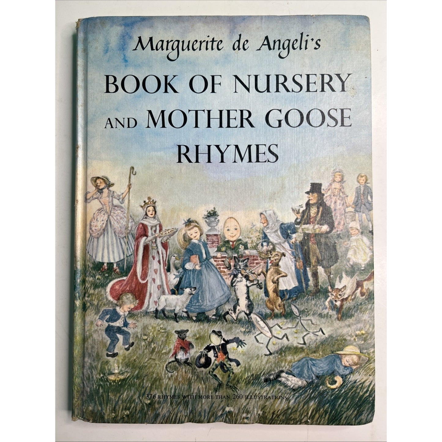 Marguerite de Angeli's Book of Nursery & Mother Goose Rhymes HC Illustrated RARE