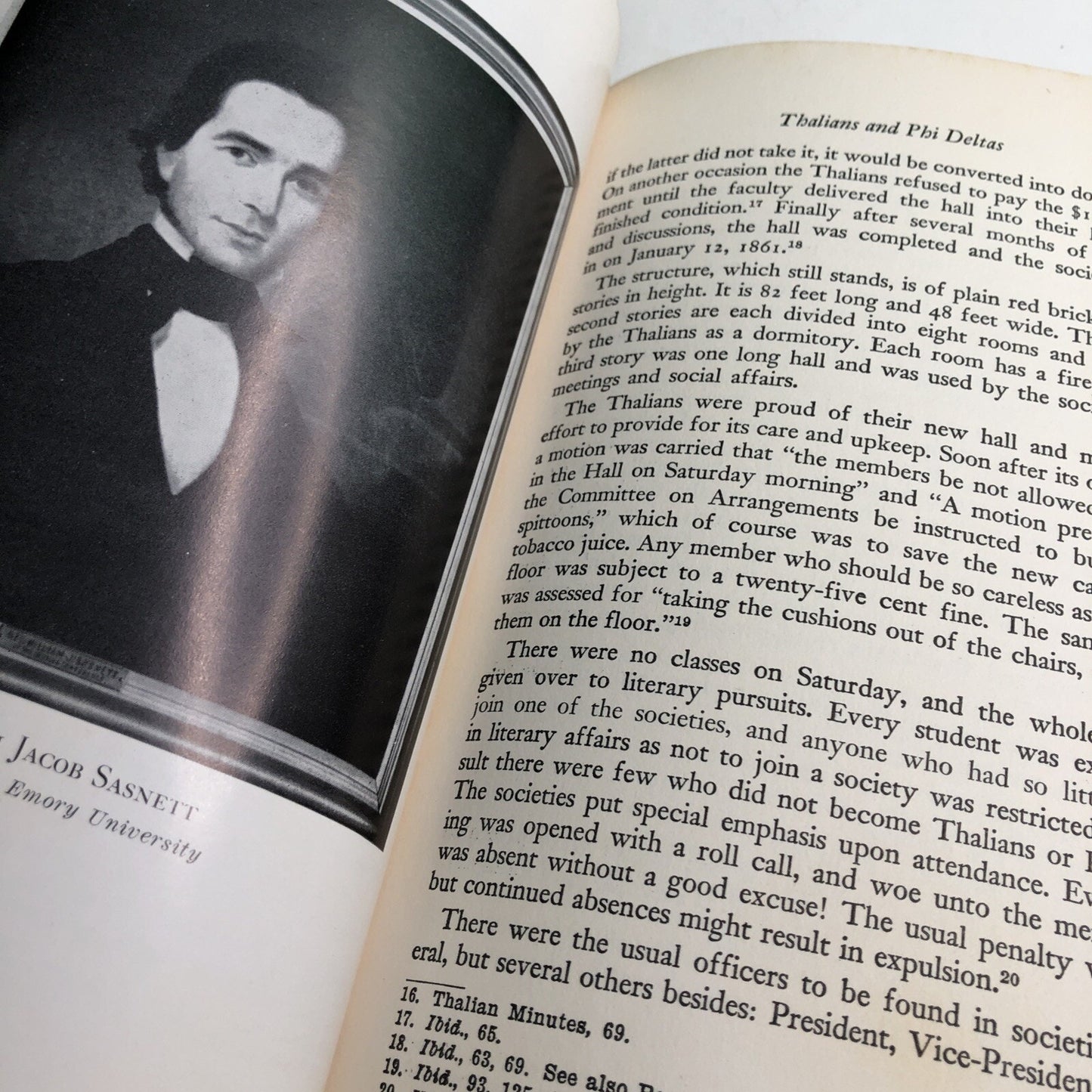 College Life At Old Oglethorpe By Allen P. Tankersley 1951 HB SIGNED BY AUTHOR