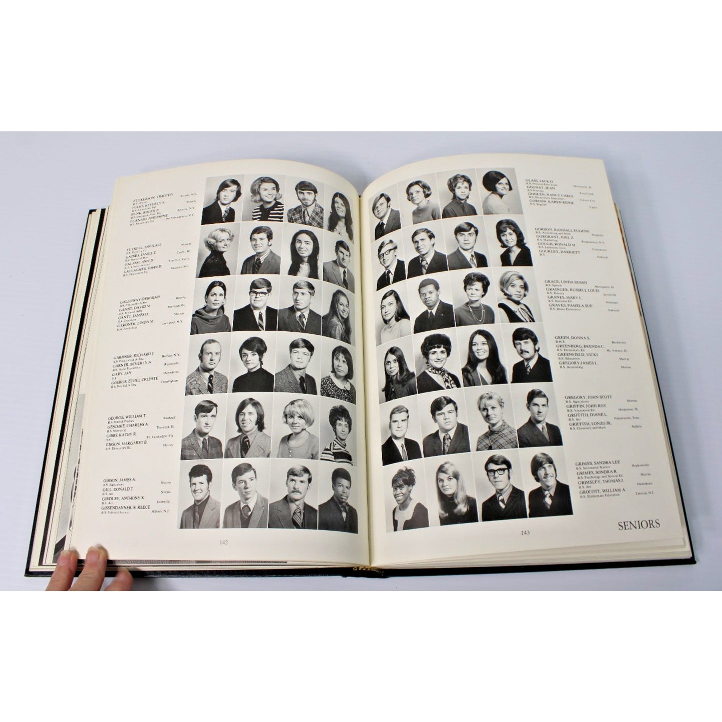 Vintage 1971 Yearbook "The Shield" Murray State University, Kentucky