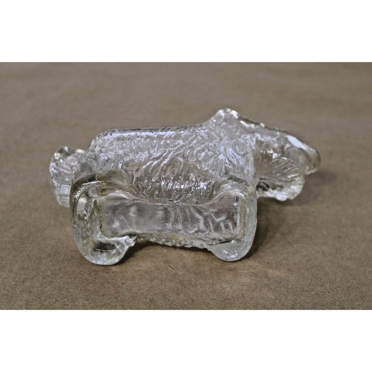VTG Pressed Glass Scottish Terrier Creamer, 1930s Post Cereal Premium L.E. Smith