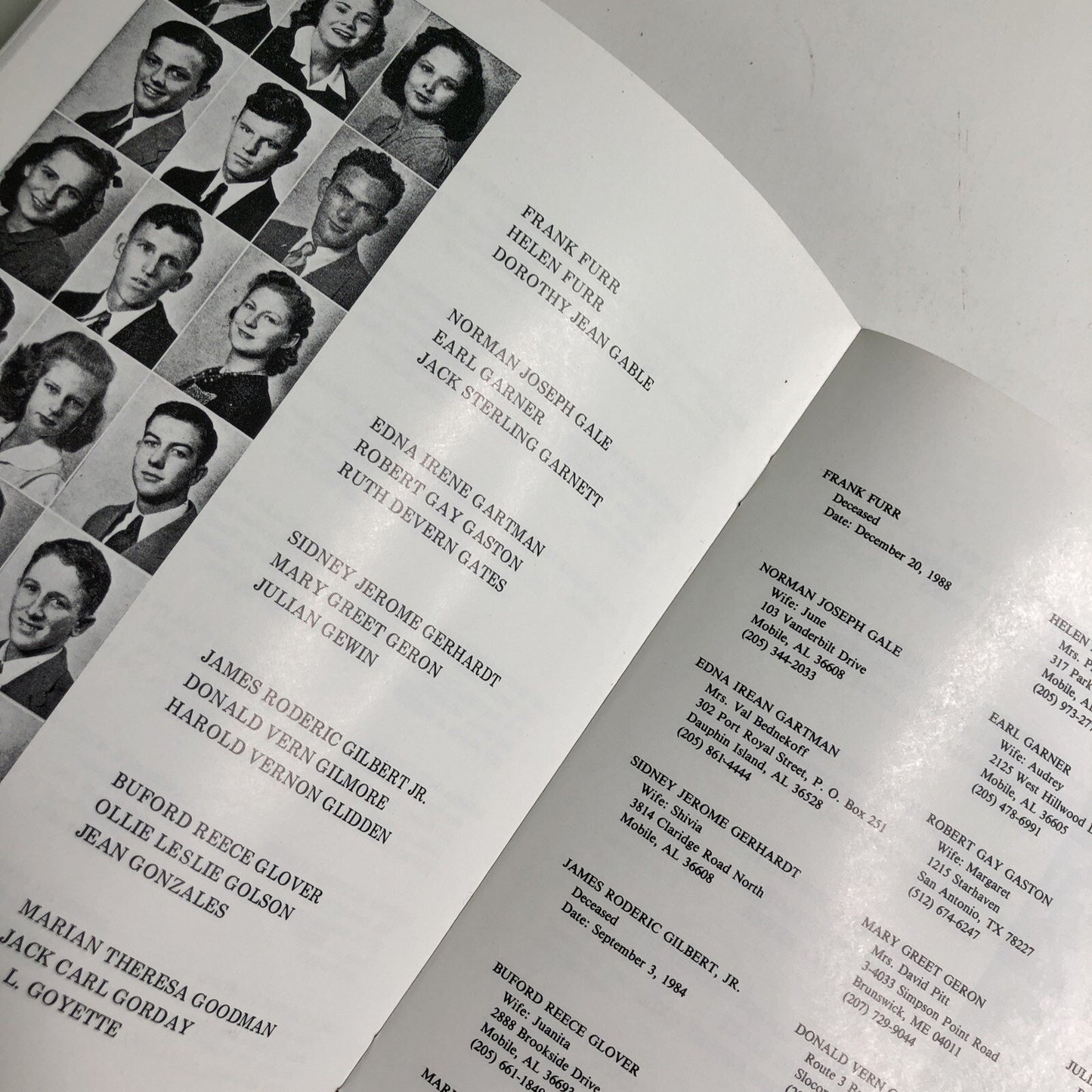 1942 Mohian Graduating Class Update Yearbook Murphy High School Mobile Alabama