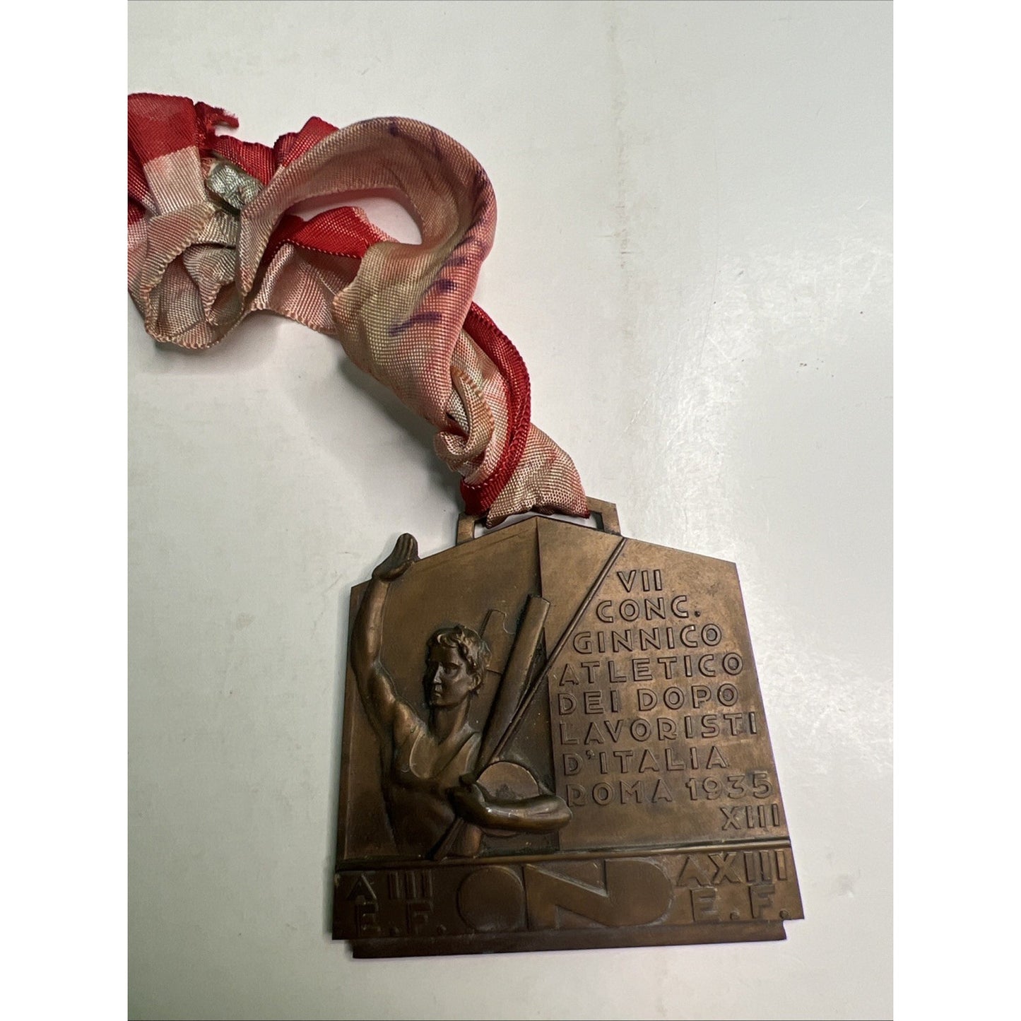1935 Medal 7th Athletic Gymnastic Competition Of The Italian Workers’ Leisure