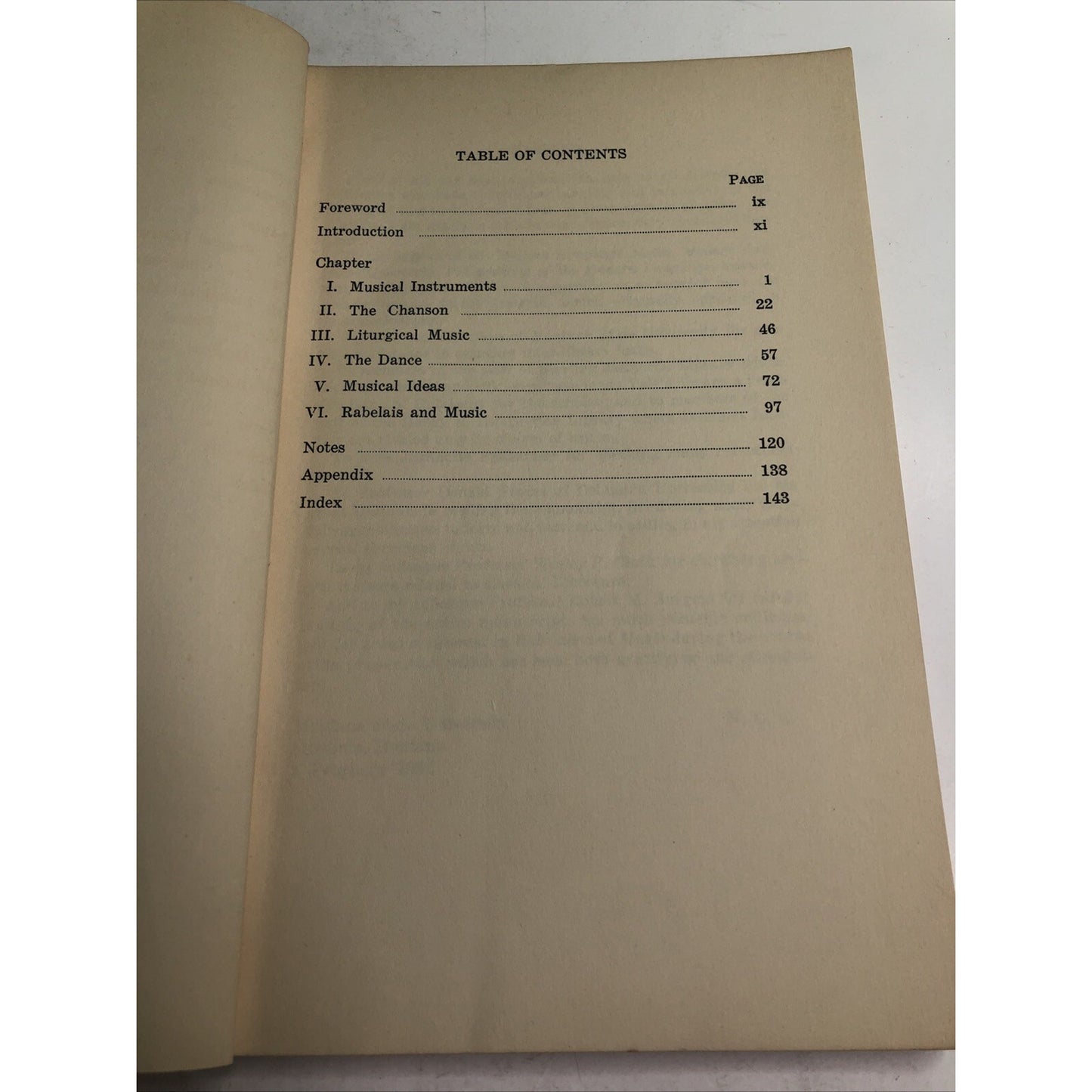 1954 University Of North Carolina Comparative Literature #8 RABELAIS And MUSIC