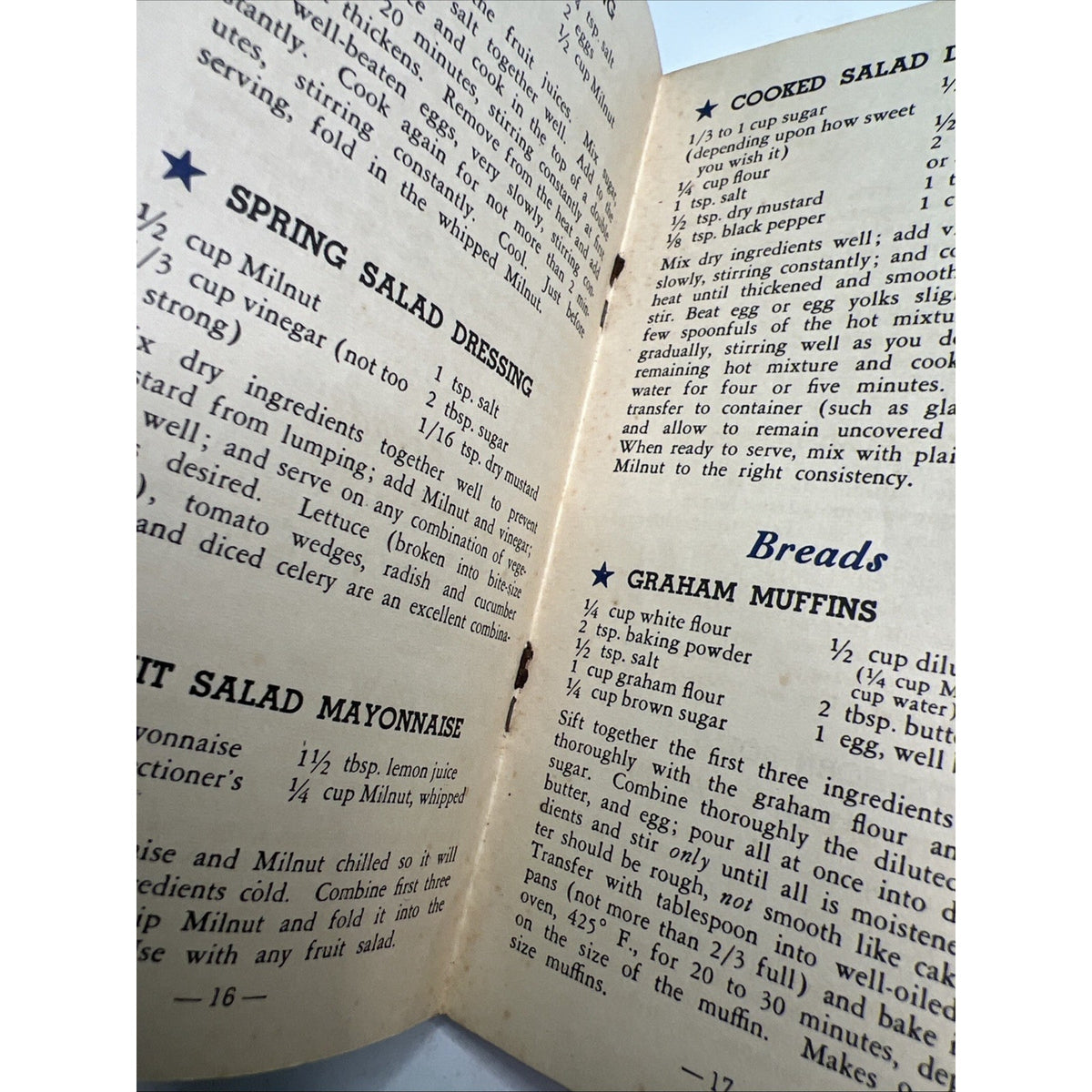 1939 Advertising Booklet 60 New Recipes For MILNUT “It Whips” Milk Substitute