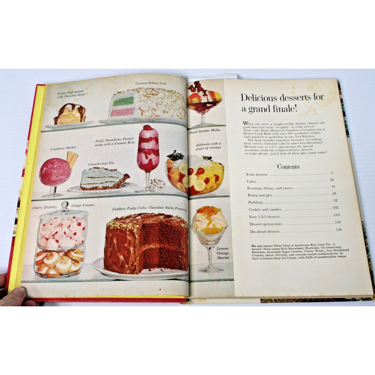 Vintage 1960s Better Homes & Gardens Dessert Cookbook- 400+ Retro Recipes