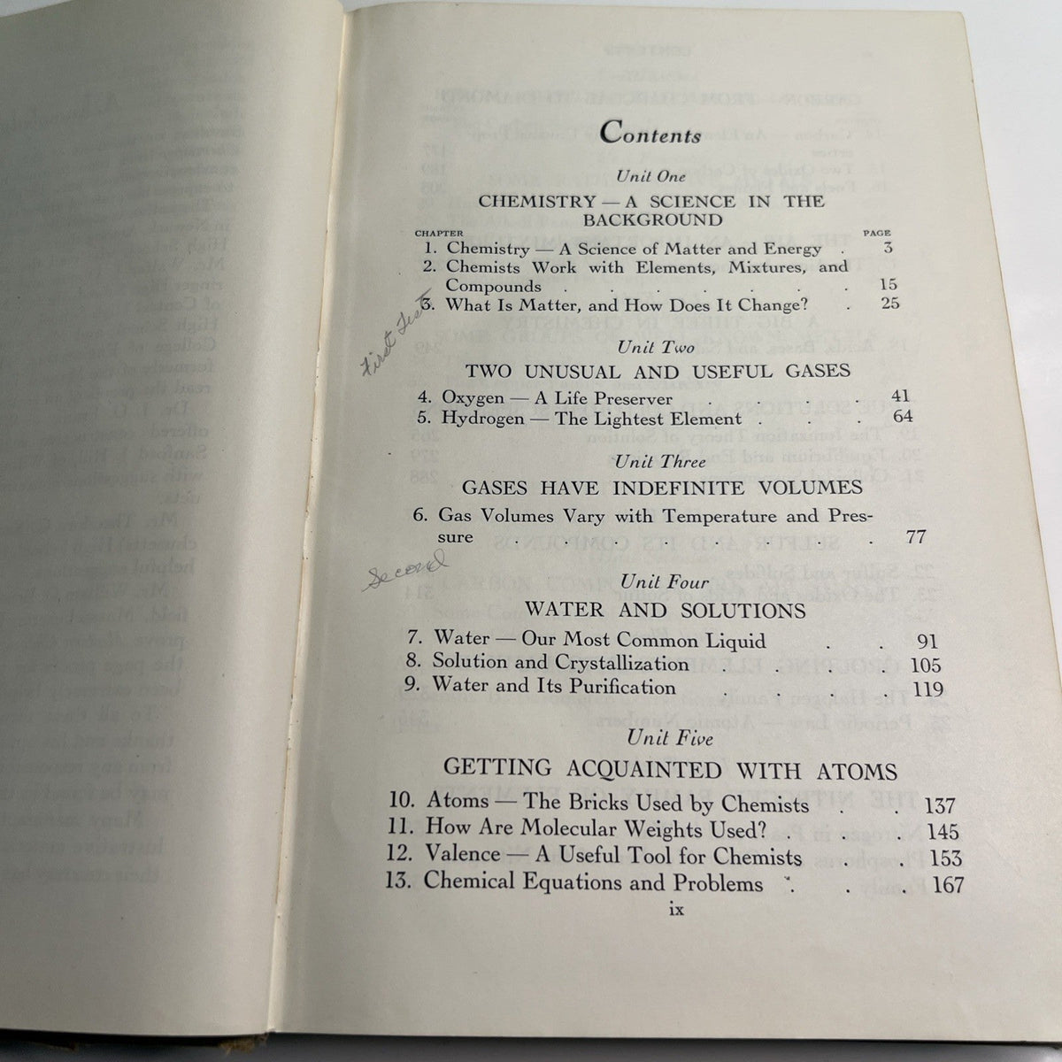 Modern Chemistry 1947 HC Textbook by Charles E. Dull Illustrated