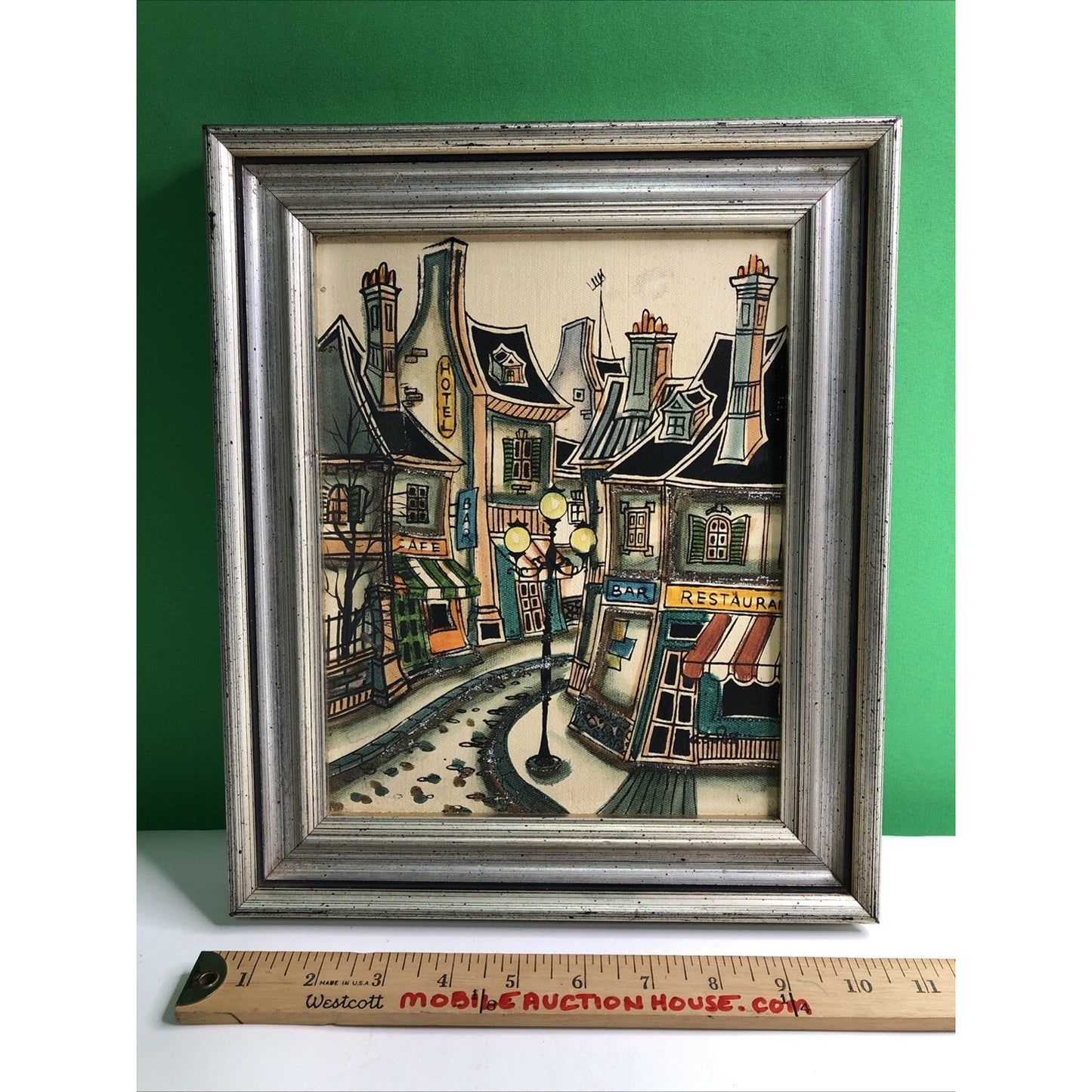 FRAMED Acrylic On Board PARIS PARISIAN FRENCH CITYSCAPE SIGNED