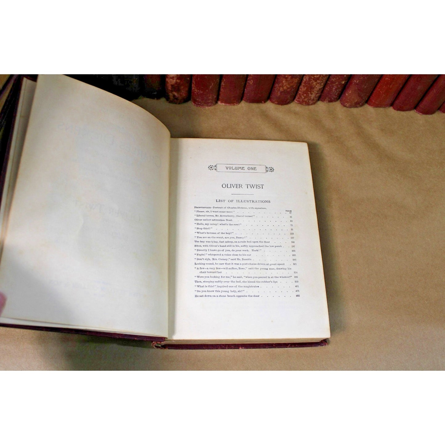 30 Volume "The Works of Charles Dickens" Complete Antique Set, 1900-01 Collier