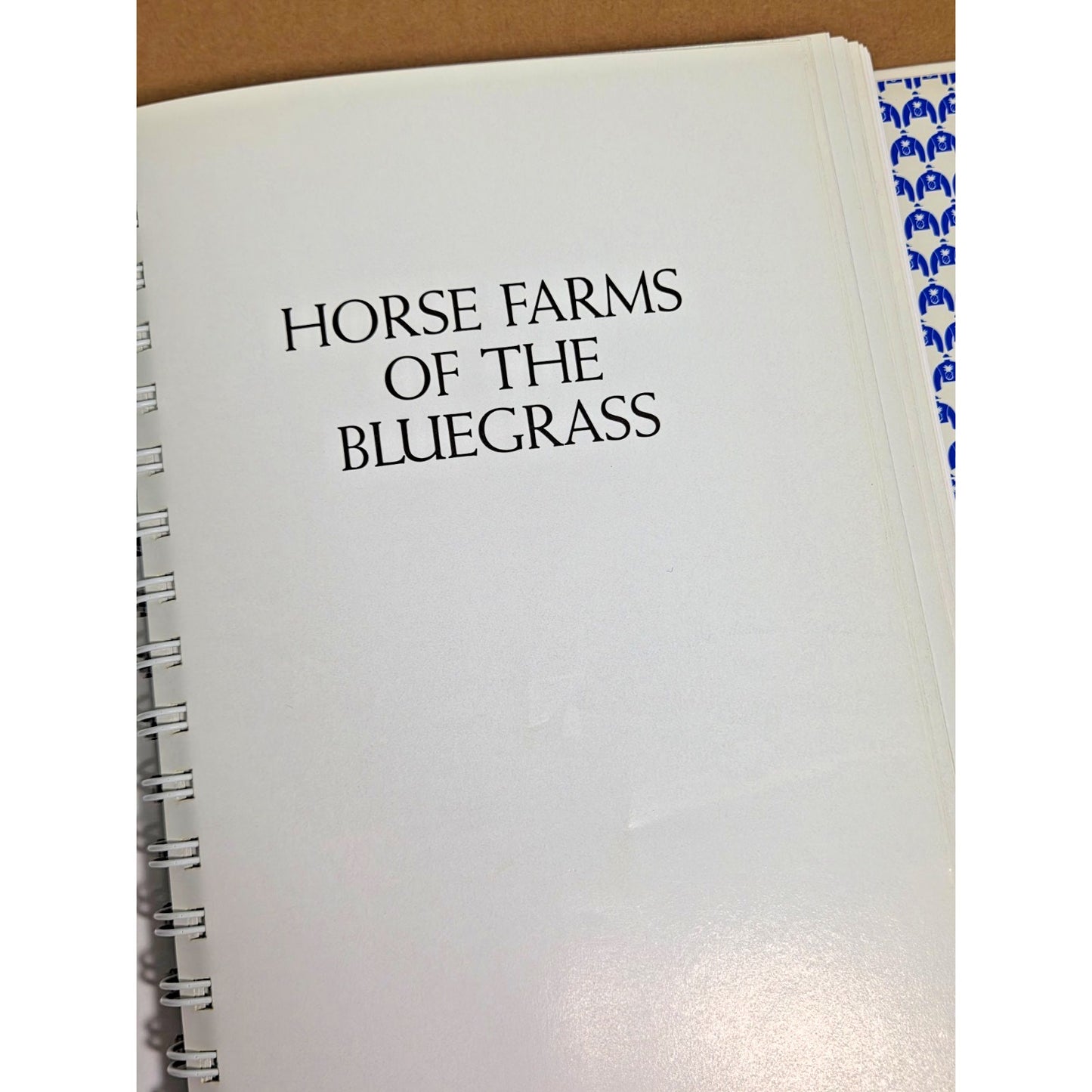 Bluegrass Winners: A Cookbook- Garden Club of Lexington KY Vintage Equestrian EX