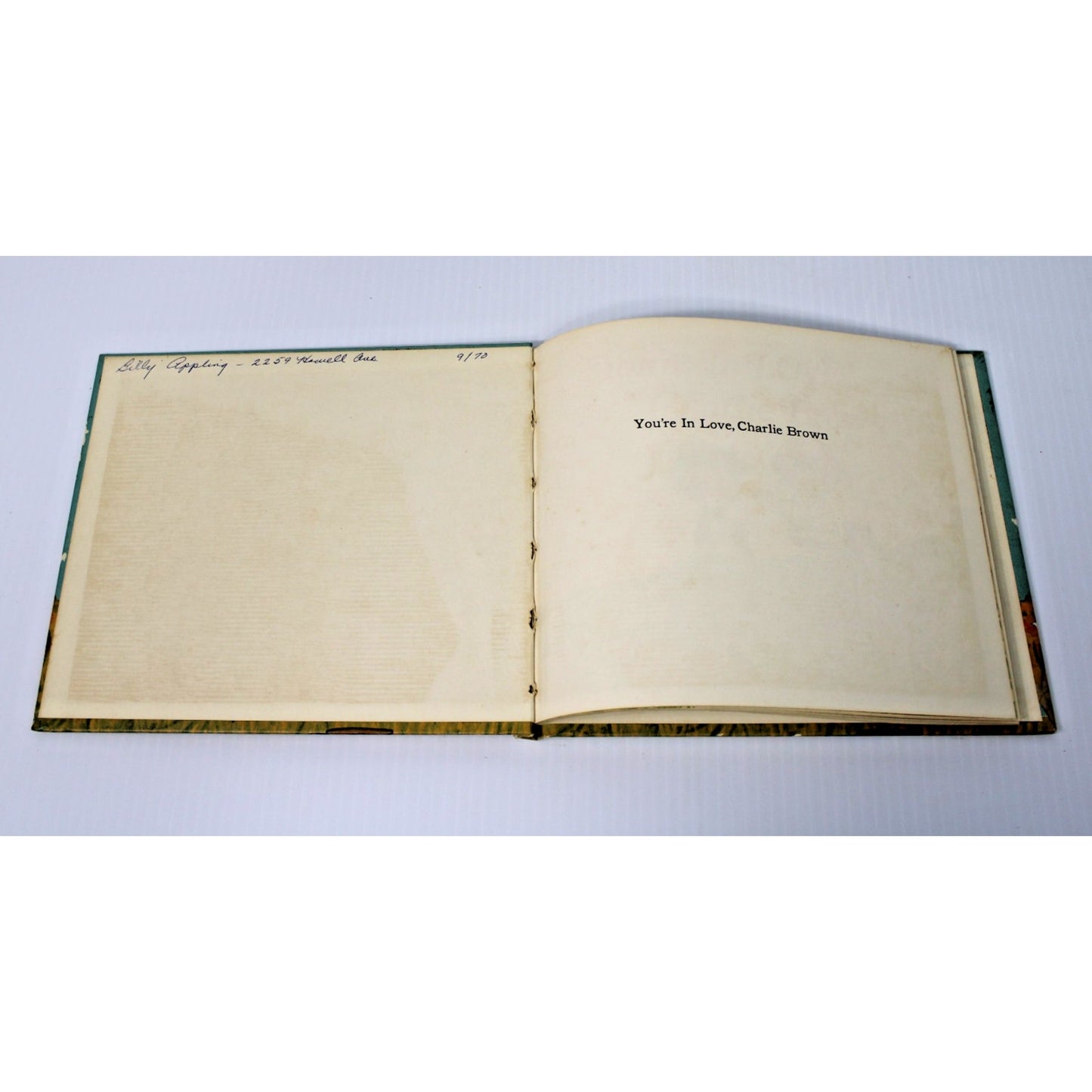 1968 1st Edition Charles Schulz- You're In Love, Charlie Brown- Parents Magazine