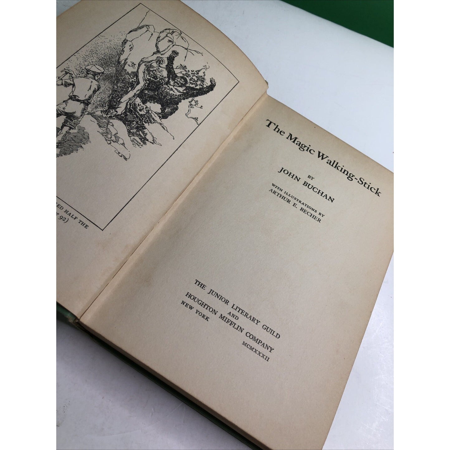 1932 The Magic Walking Stick by John Buchan Published by Houghton Mifflin