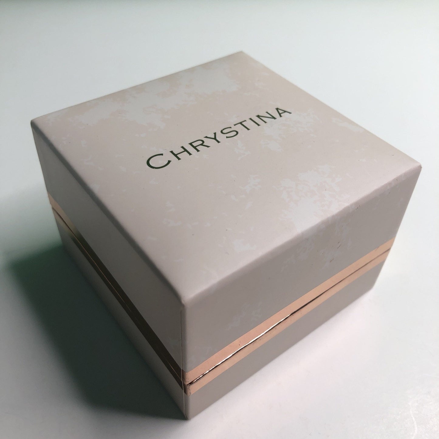 Chrystina Genuine Crystal Earrings New in Box Sparkly Dressy Rose Gold Tone
