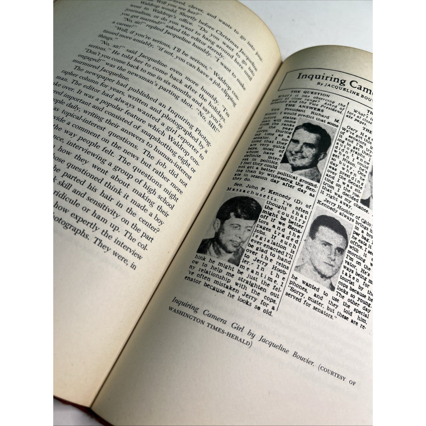 Jacqueline Bouvier Kennedy Book Mary Van Rensselaer Thayer 1961 1st Ed HC DJ