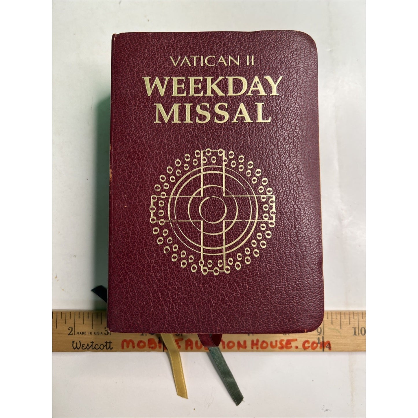 Vatican II Weekday Missal Burgundy Leather Very Good!