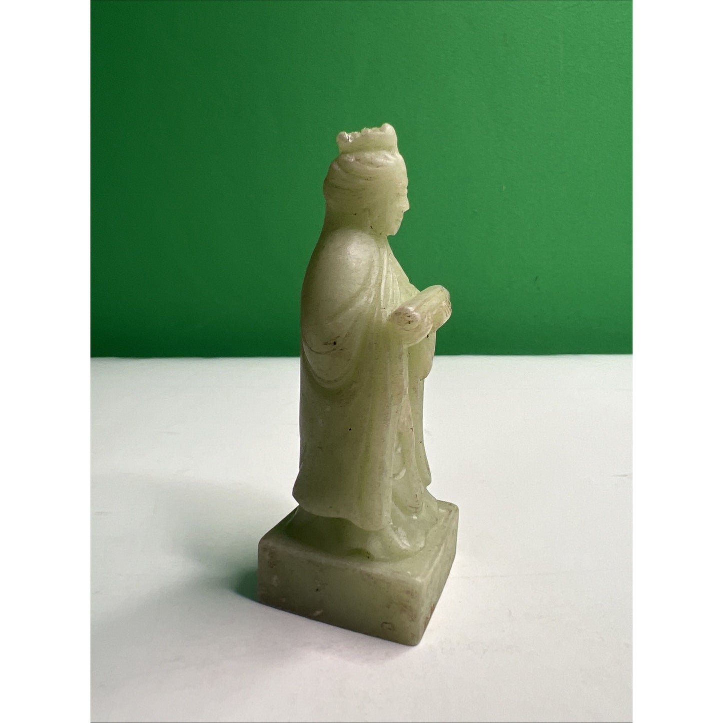 Vintage Asian Chess Piece 3.25” Tall QUEEN Replacement Part Lime Green