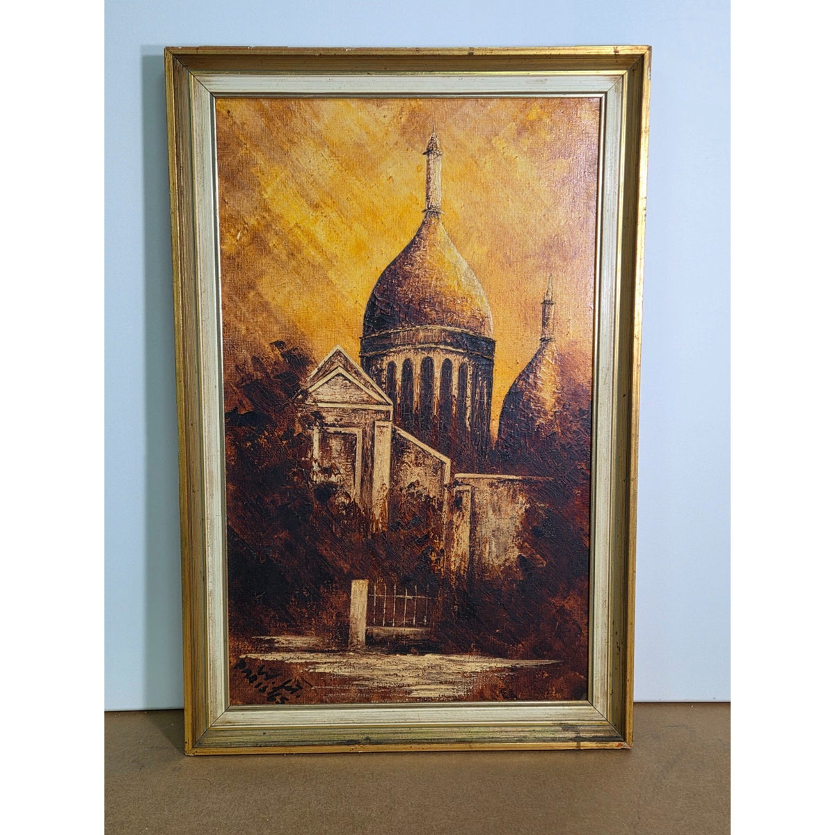 Original W. Junghanns Oil Painting - Sacré-Cœur Paris - Le Bateau-Lavoir