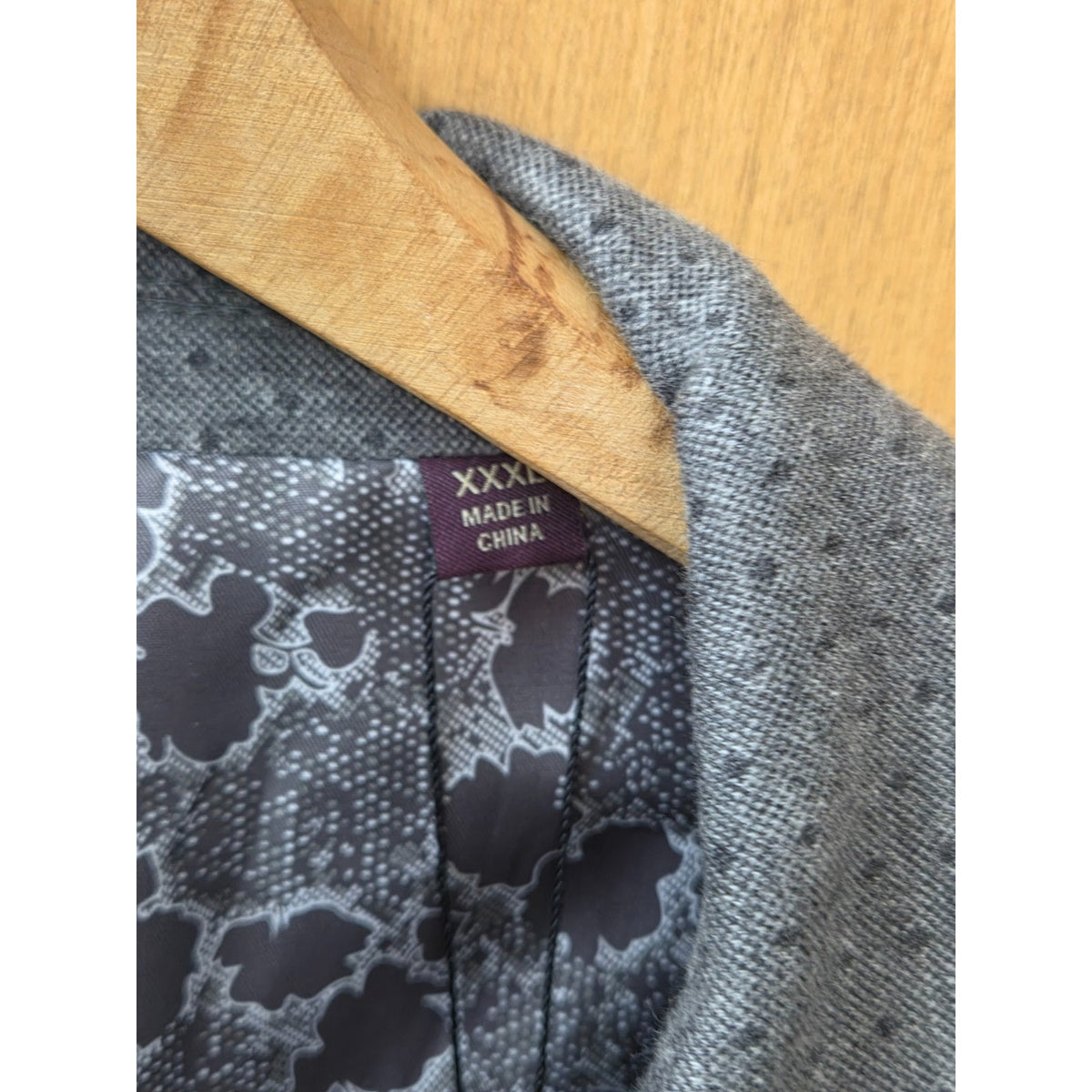 NWT Johnston & Murphy Blazer Jacket 3XL Gray Textured Knit Sport Coat Big Tall