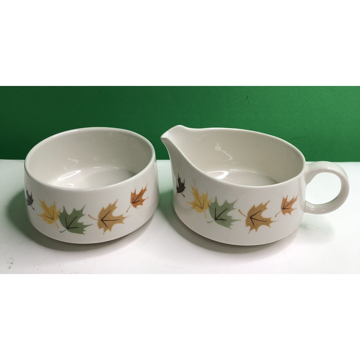 MCM Lot 14 Franciscan INDIAN SUMMER China 8 Cups 4 Saucers 1 Sugar 1 Creamer