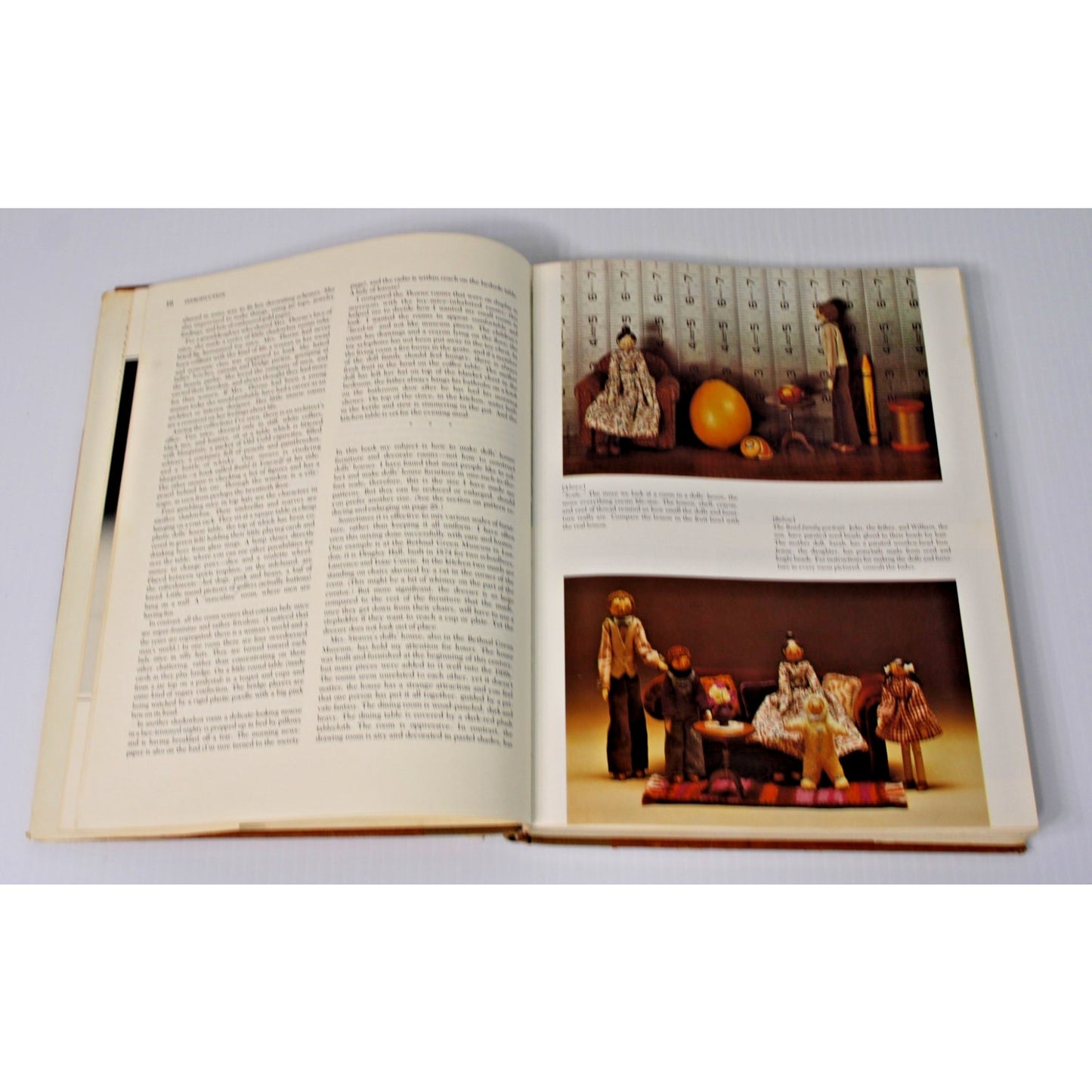 Dolls' House Furniture Book- Joan McElroy, 1976 HC/ DJ 1st Ed. Craft Instruction