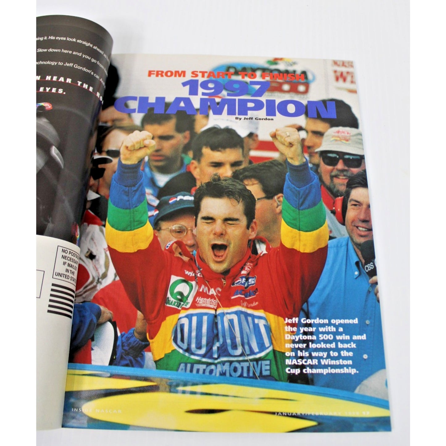 Daytona 500 40th Annual February 15, 1998 Program and Souvenirs-Lot of 6 Vintage