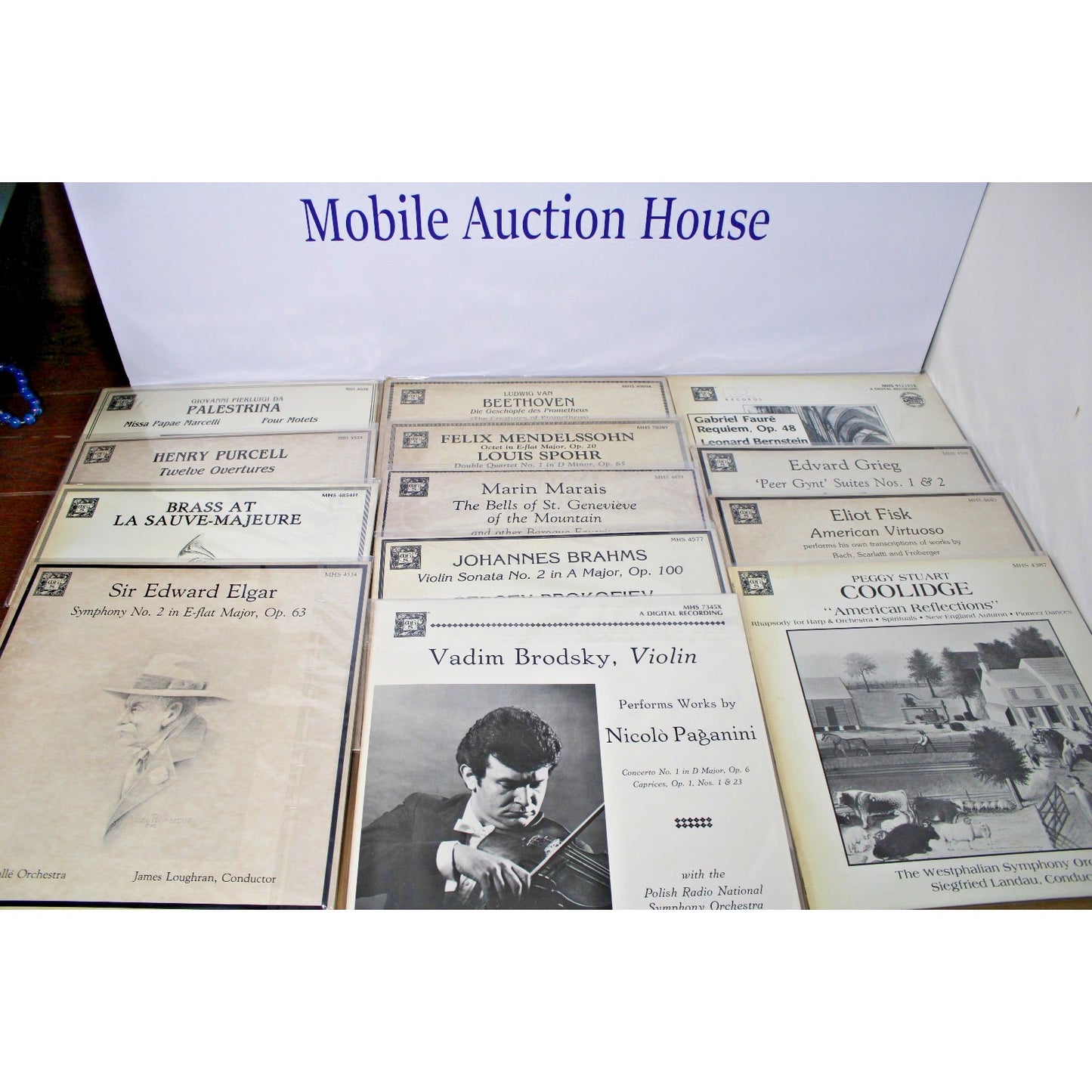 RARE EX-NM Large Lot 13 Albums MHS Musical Heritage Society Classical Symphony