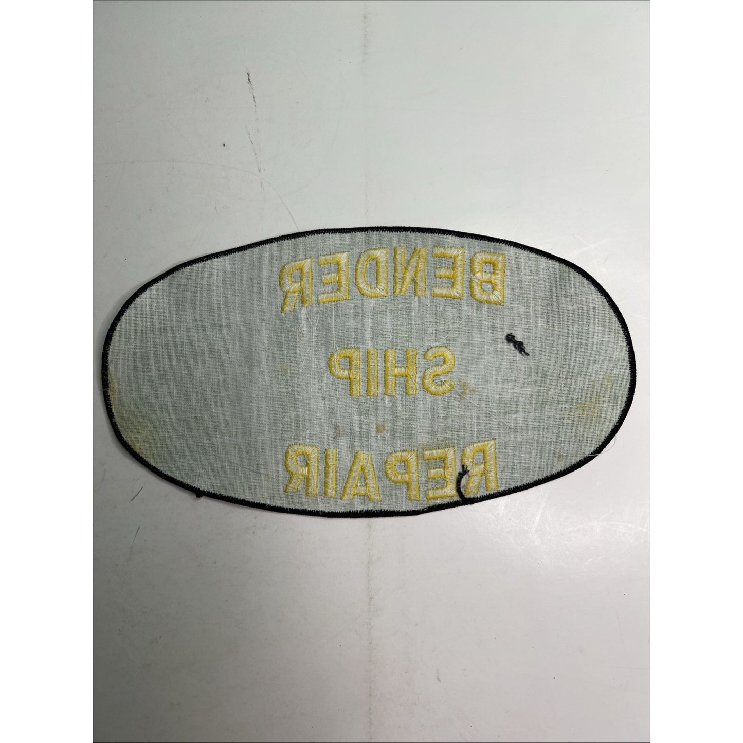 BENDER SHIP REPAIR Mobile Alabama Large Embroidered Patch Non Adhesive Used C