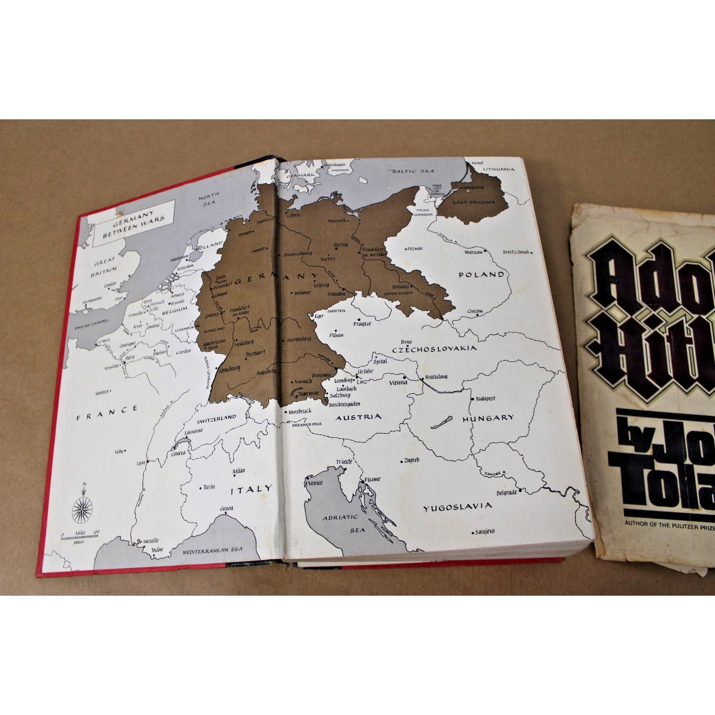 Adolf Hitler by John Toland 1976, First Edition, First Printing. HC/DJ Doubleday