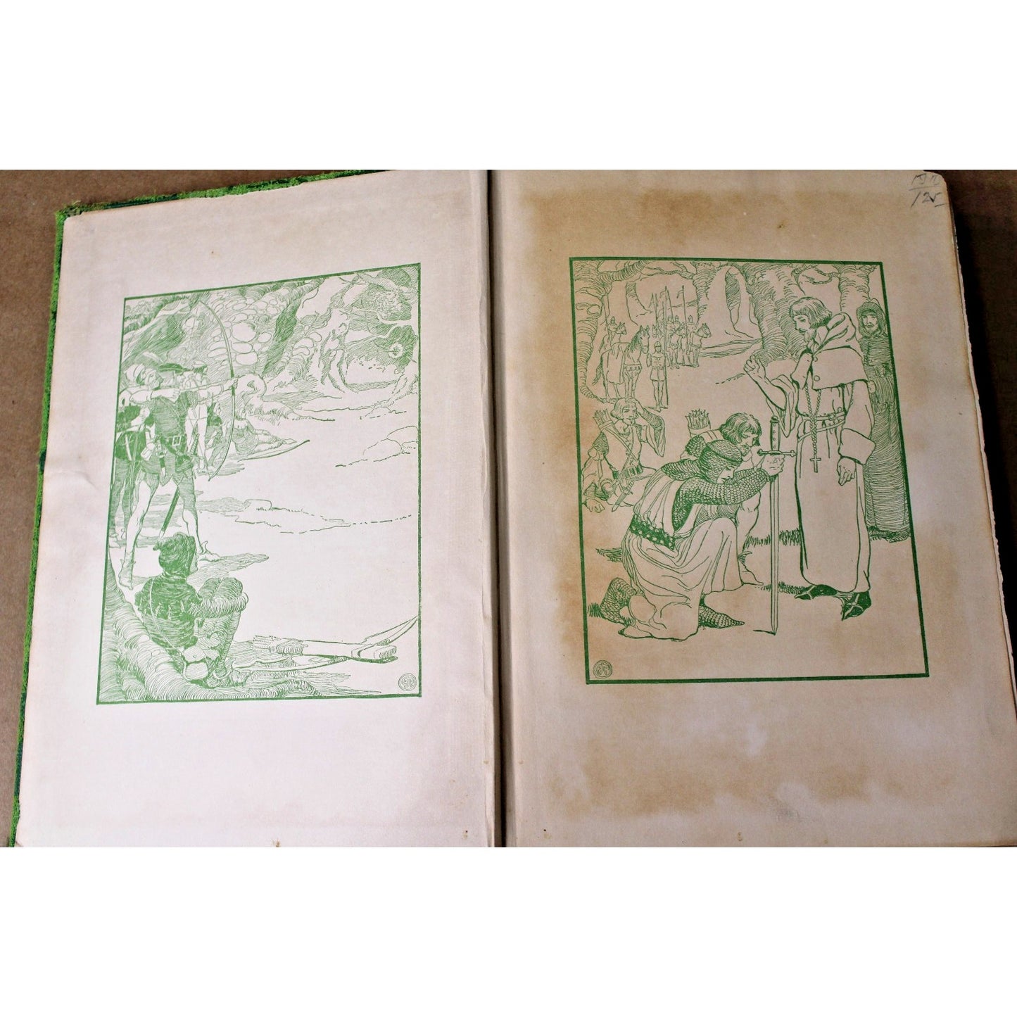 Vintage 1923 Robin Hood, George Cockburn Harvey, Illustrated Edwin John Prittie