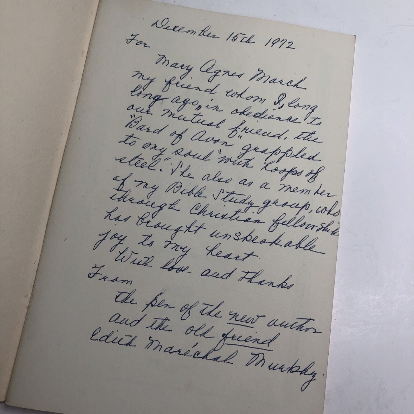 An Autobiography By Edith Maréchal Murphy Mobile Alabama AL 1972 PB SIGNED