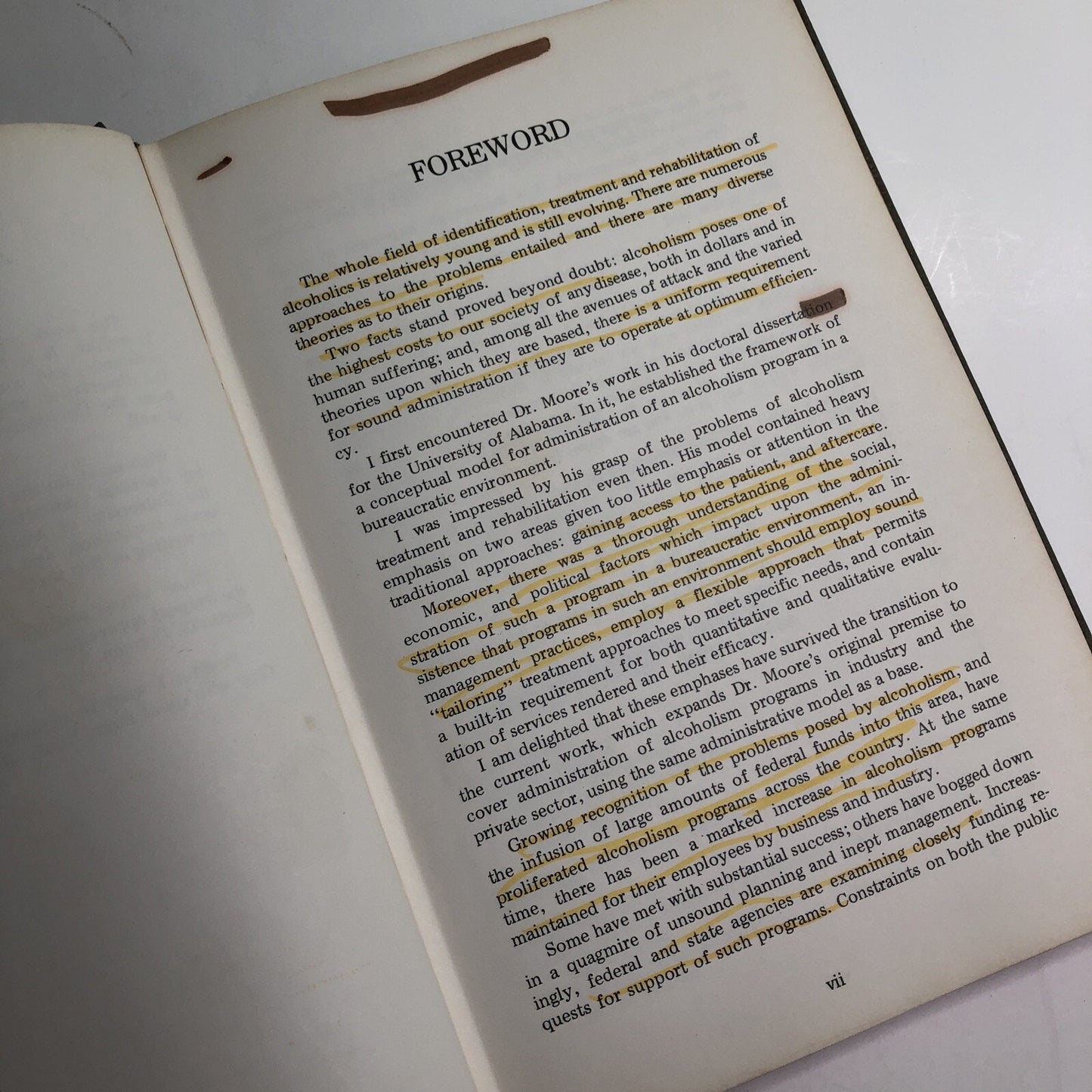 1975 Management’s Approach To Alcoholism By Guy Phillip Moore Signed By Author