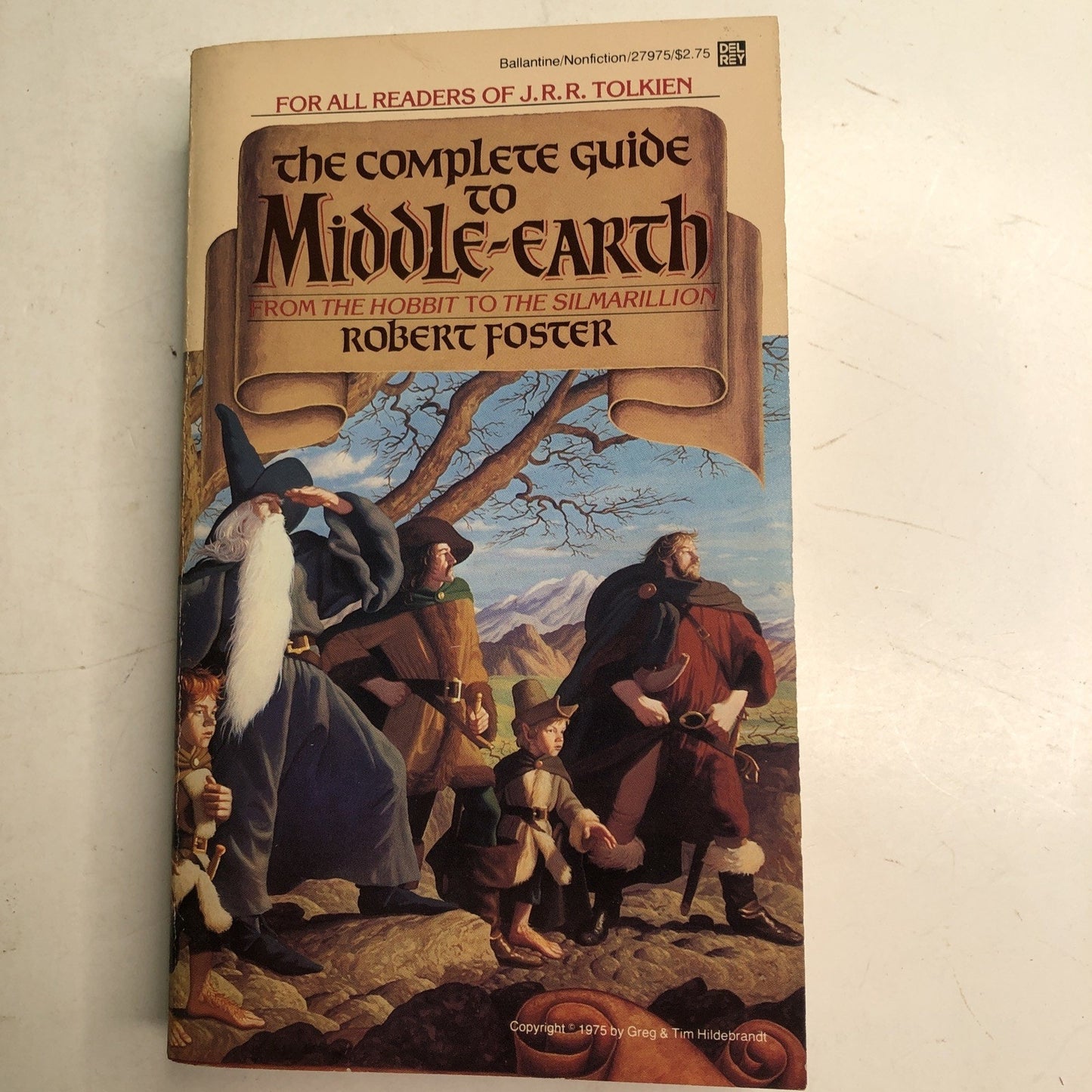 The Complete Guide to Middle-Earth Paperback Book Robert Foster 1979 Revised Ed