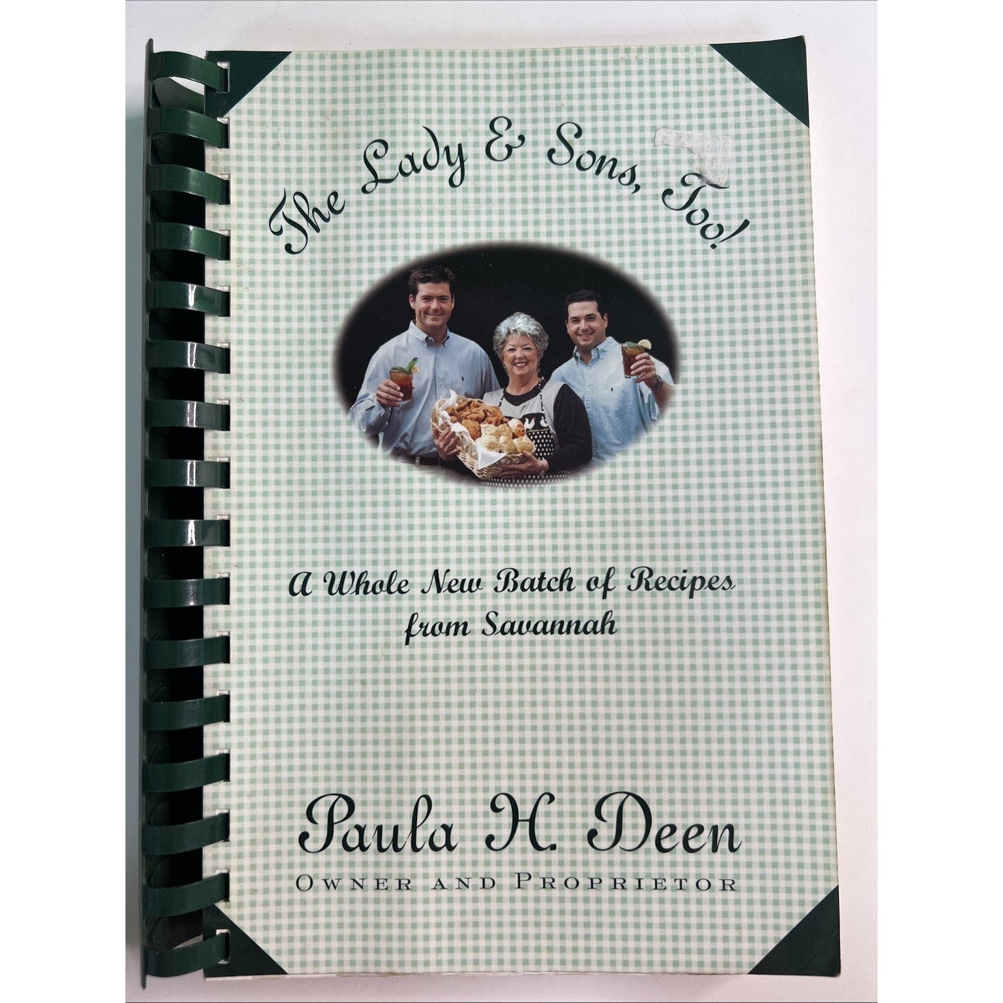 The Lady & Sons, Too! Paula Deen Cookbook Savannah Recipes Comb Bound 2000