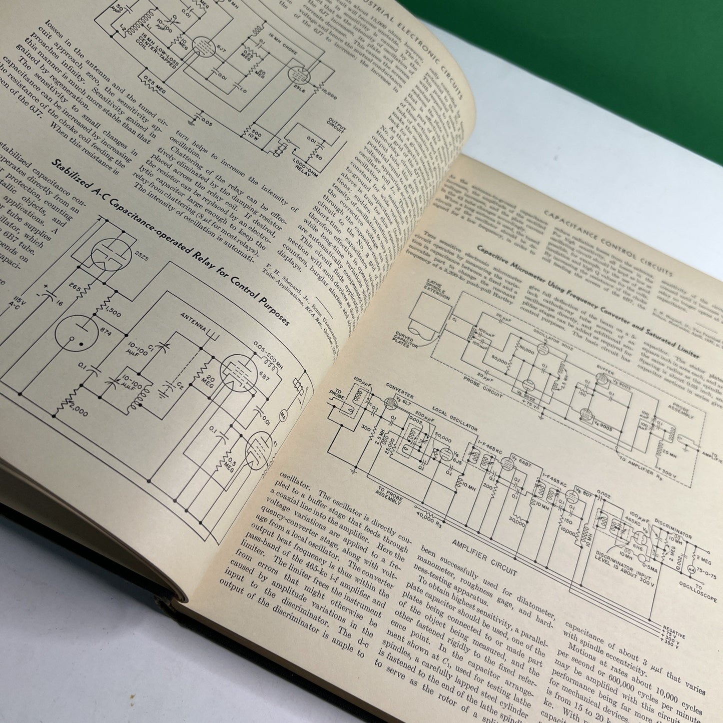 Vintage Handbook of Industrial Electronic Circuits Marcus & Zeluff 1948 1st Ed