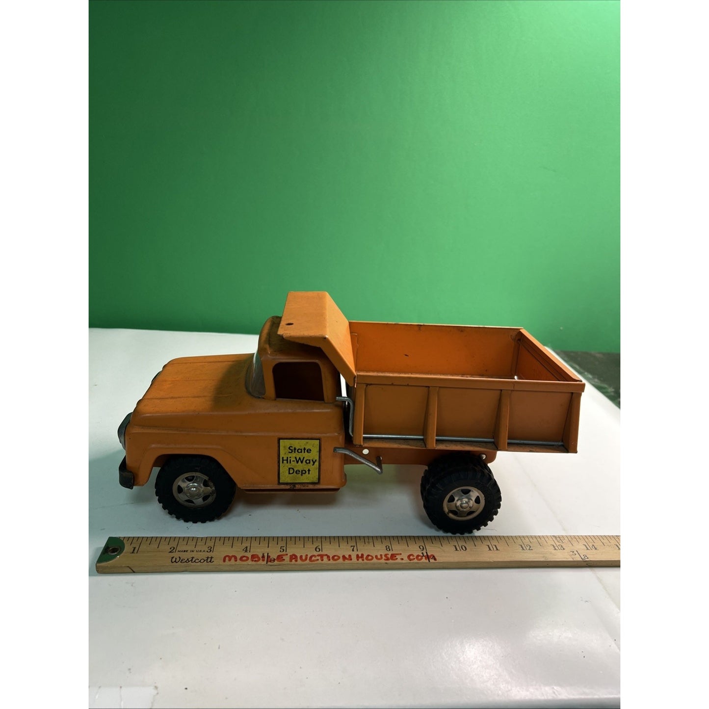 Vintage Pressed Steel 1960 Tonka Toys State Hi-Way Dump Truck Dually Original