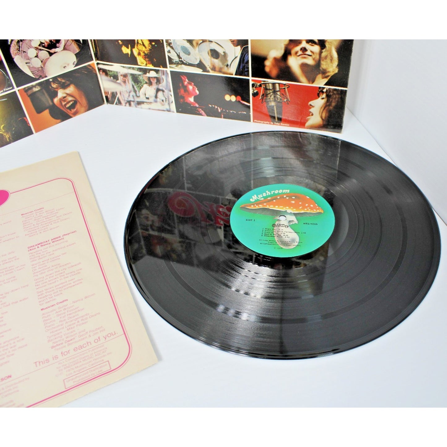 Heart- Dreamboat Annie, 1976 Mushroom MRS 5005 Gatefold LP w/ Sleeve, LA- EX/ VG