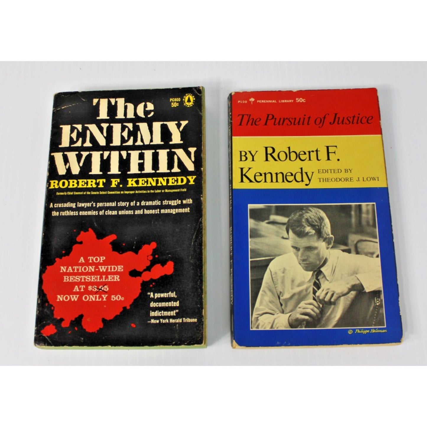 Robert F. Kennedy- The Enemy Within, The Pursuit of Justice, 1960s Paperback