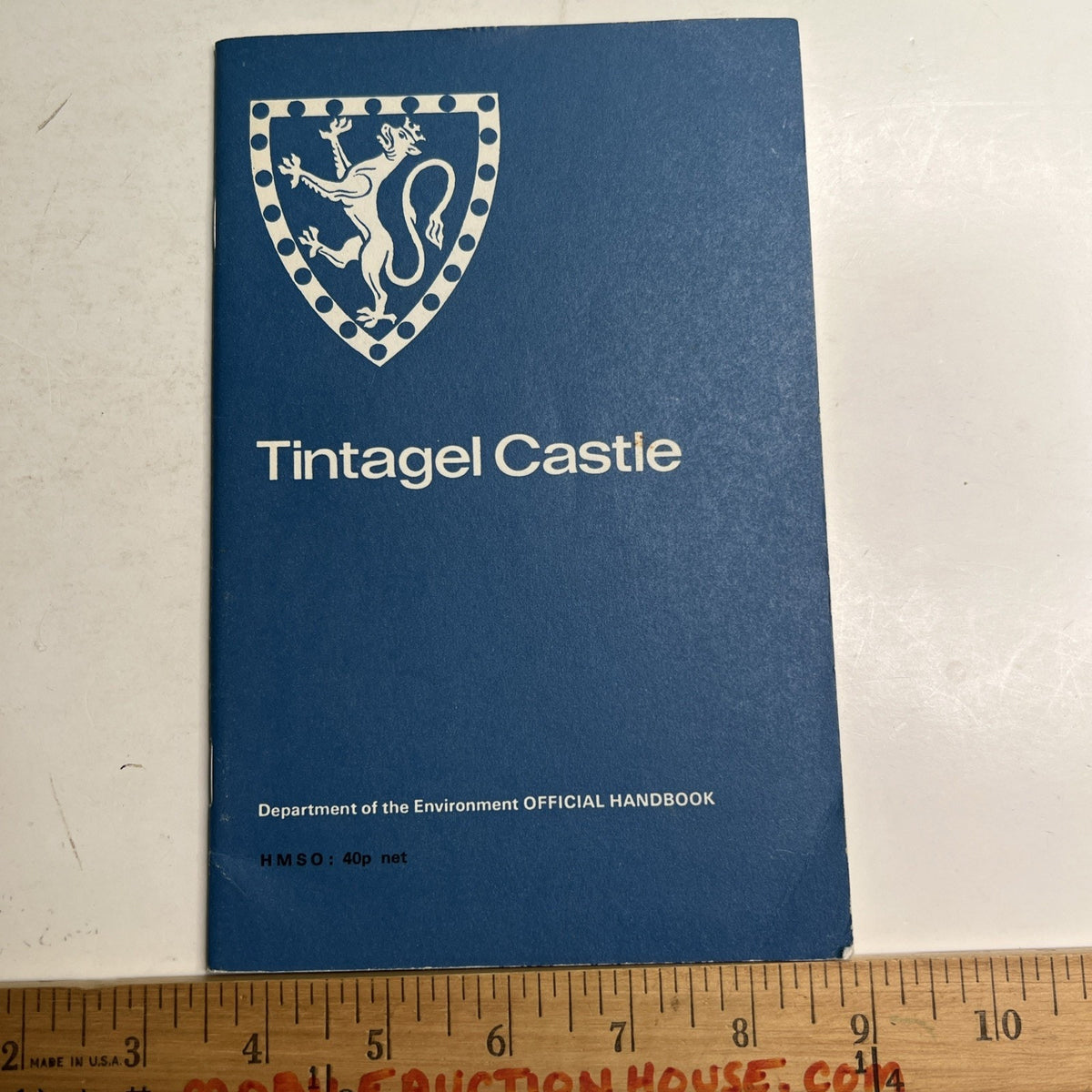 Tintagel Castle Department Of The Environment Official Handbook 1977 PB Plans