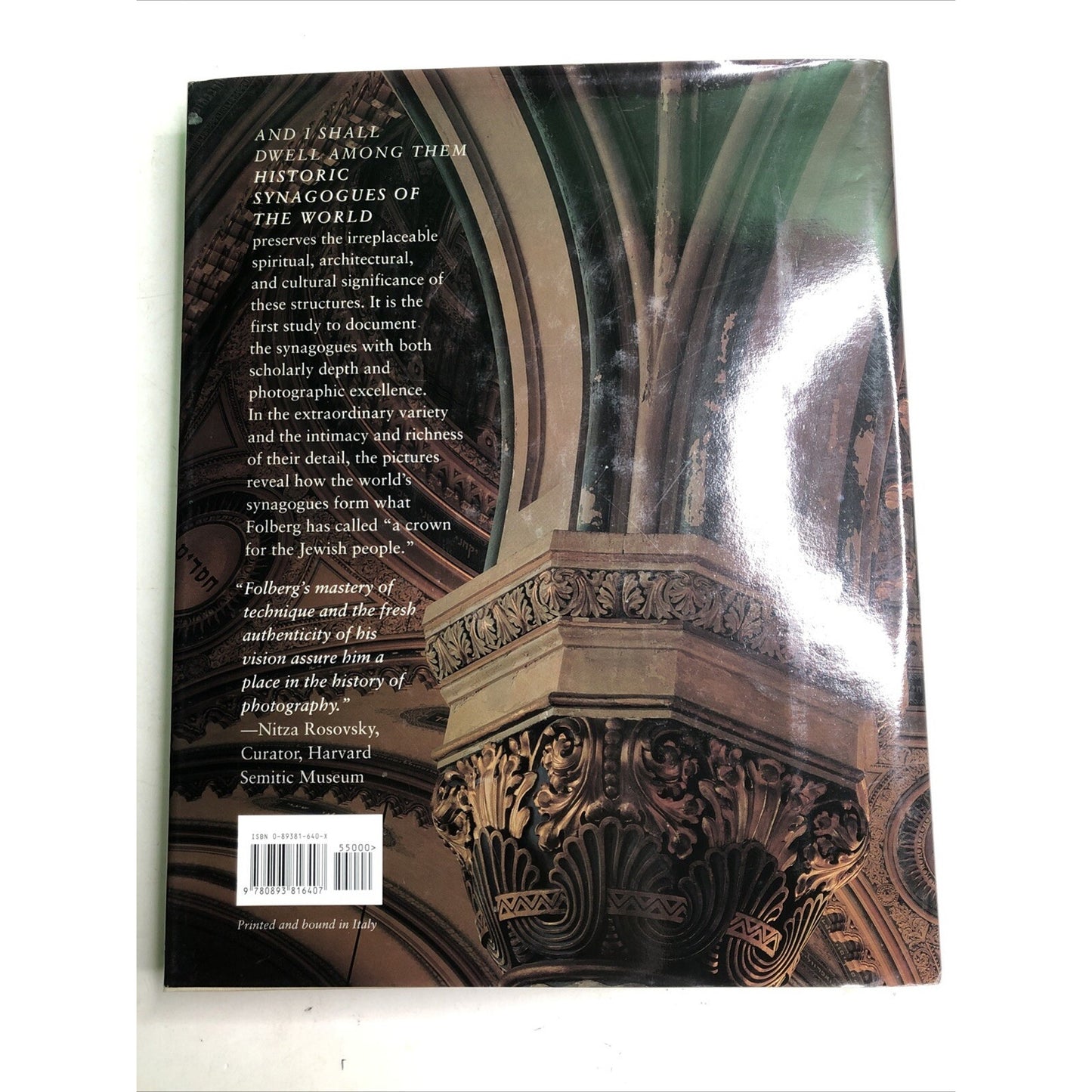 And I Shall Dwell Among Them Historic Synagogues of the World by Neil Folberg HC
