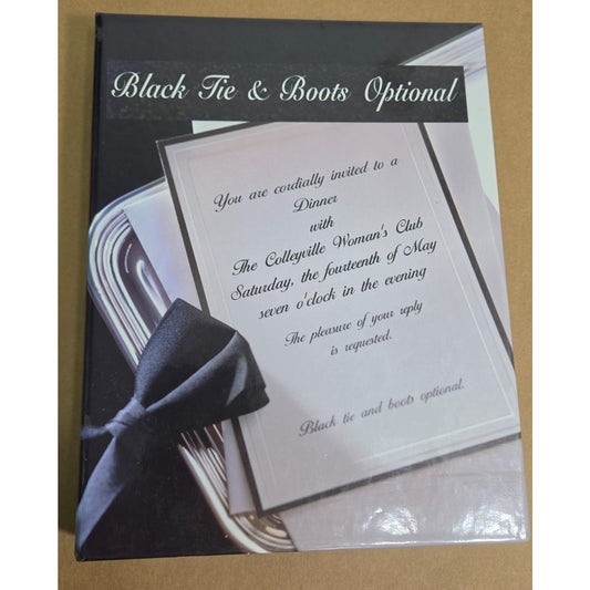 Vintage 1998 Texas Cookbook: Black Tie & Boots Optional Colleyville Woman's Club