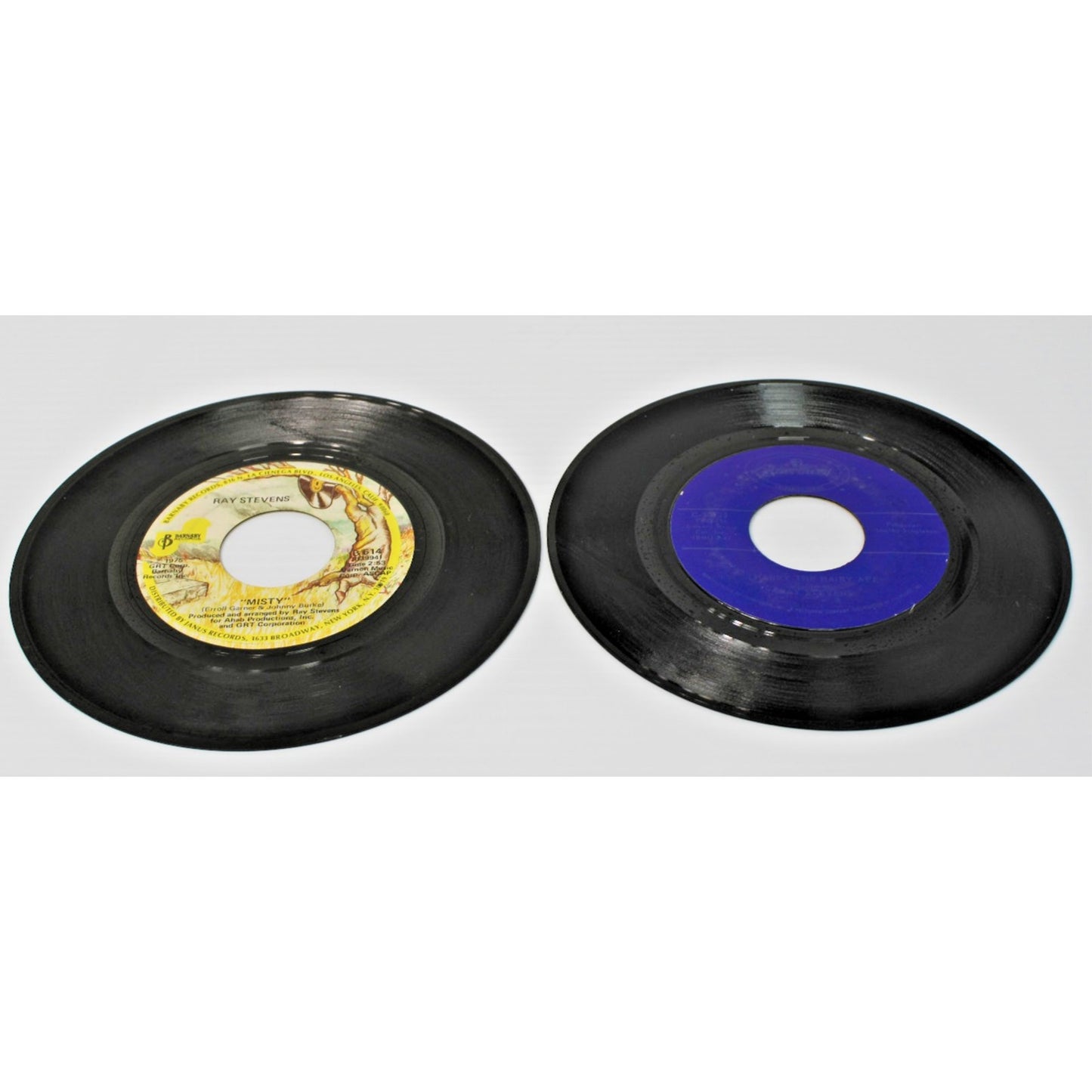 Ray Stevens- Two 7" 45 RPMs- Ahab the Arab, Misty, Sunshine, Hairy Ape