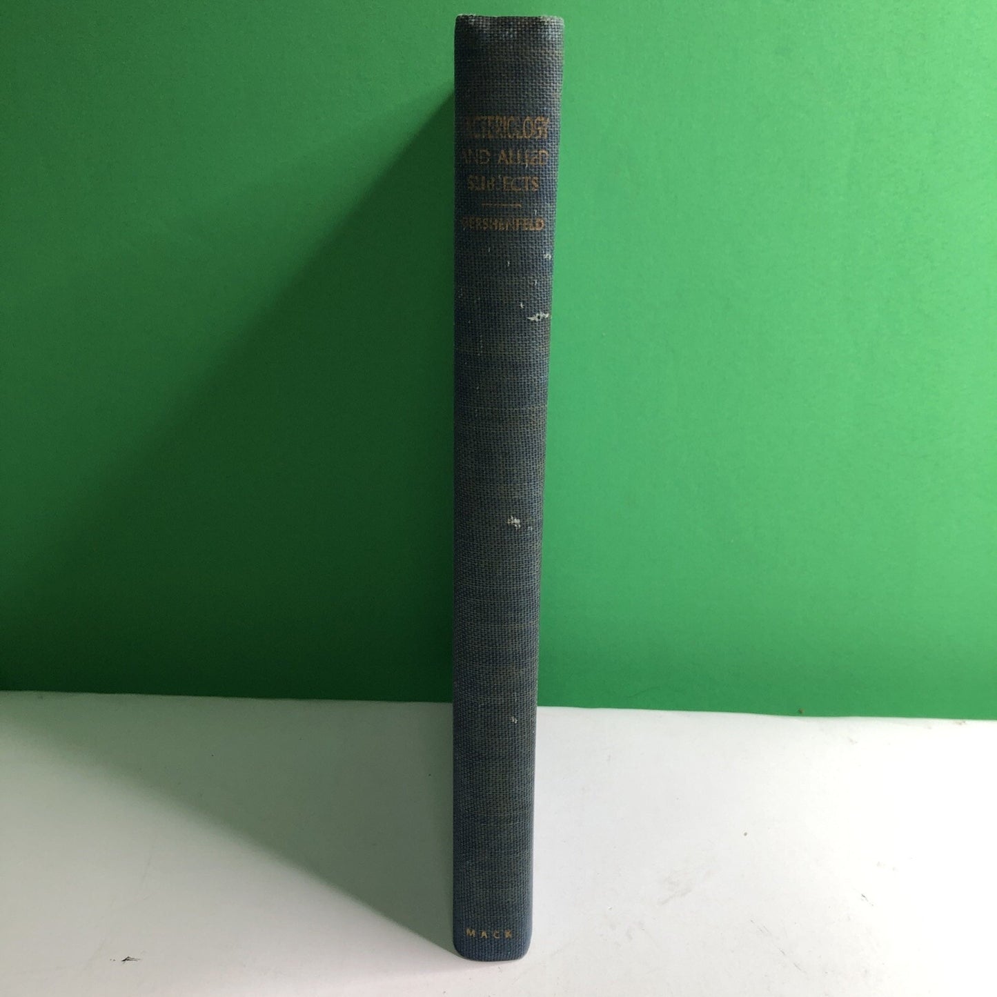 1947 Bacteriology And Allied Subjects By Louis Gershenfeld 2nd Printing HC Illus